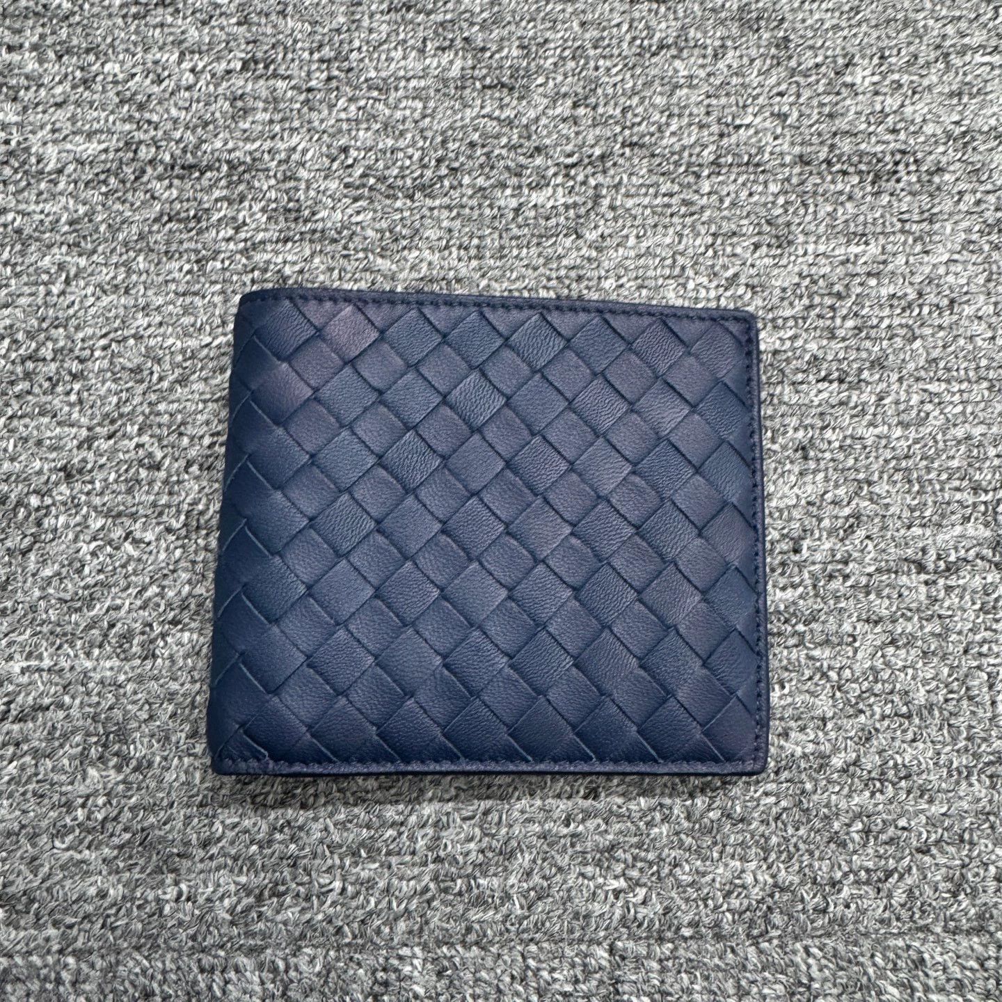 Bottega Veneta Blue Woven Pattern Wallet Size ONE SIZE - 2 Thumbnail