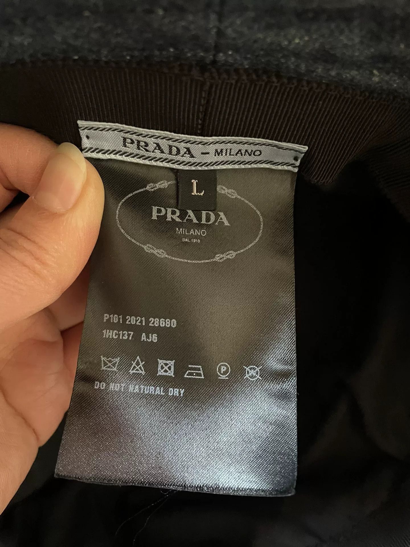 Prada Prada Denim Bucket Hat L Size ONE SIZE - 5 Thumbnail