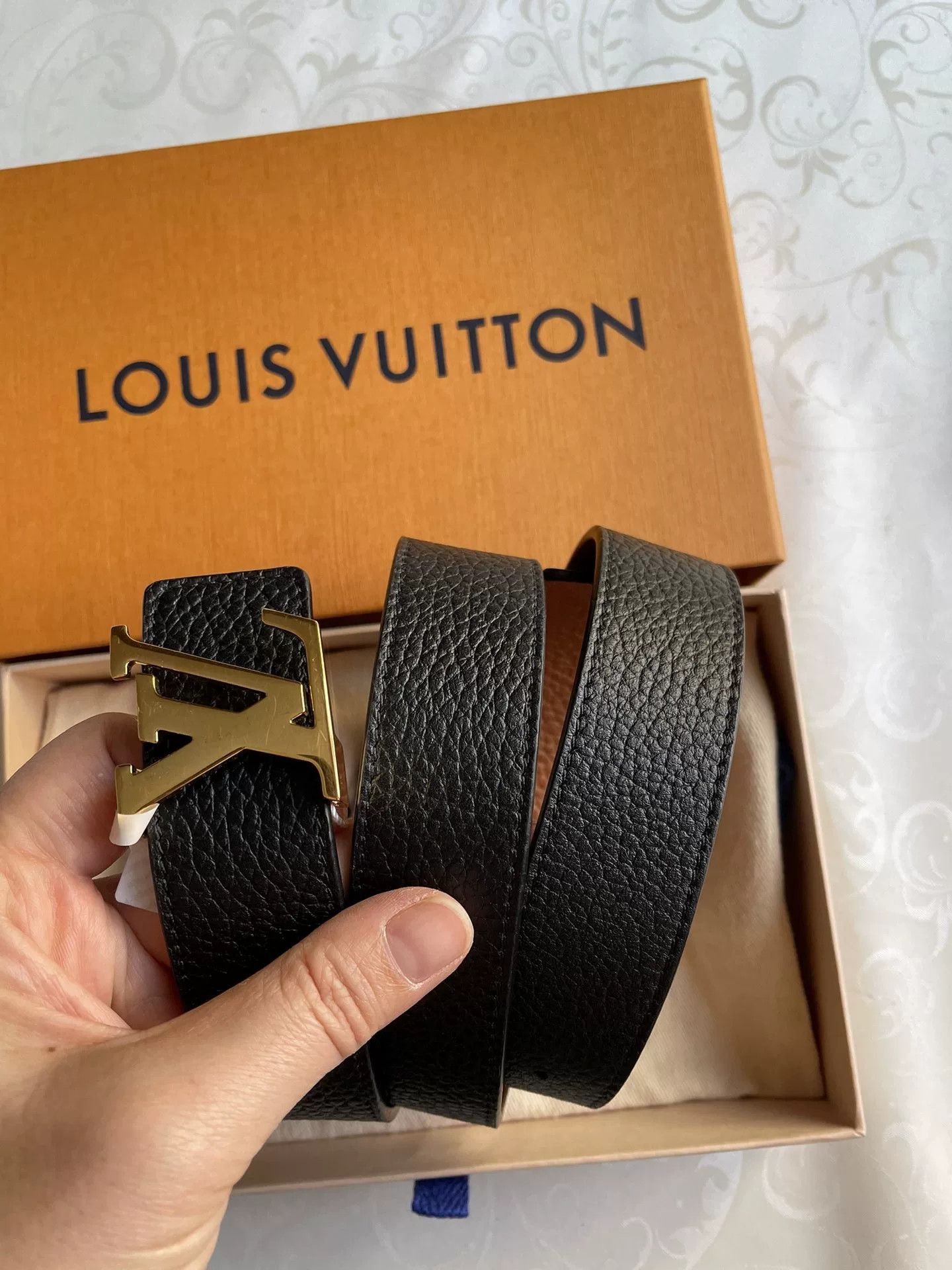 Louis Vuitton Louis Vuitton Reversible Belt 85cm Size ONE SIZE - 2 Thumbnail