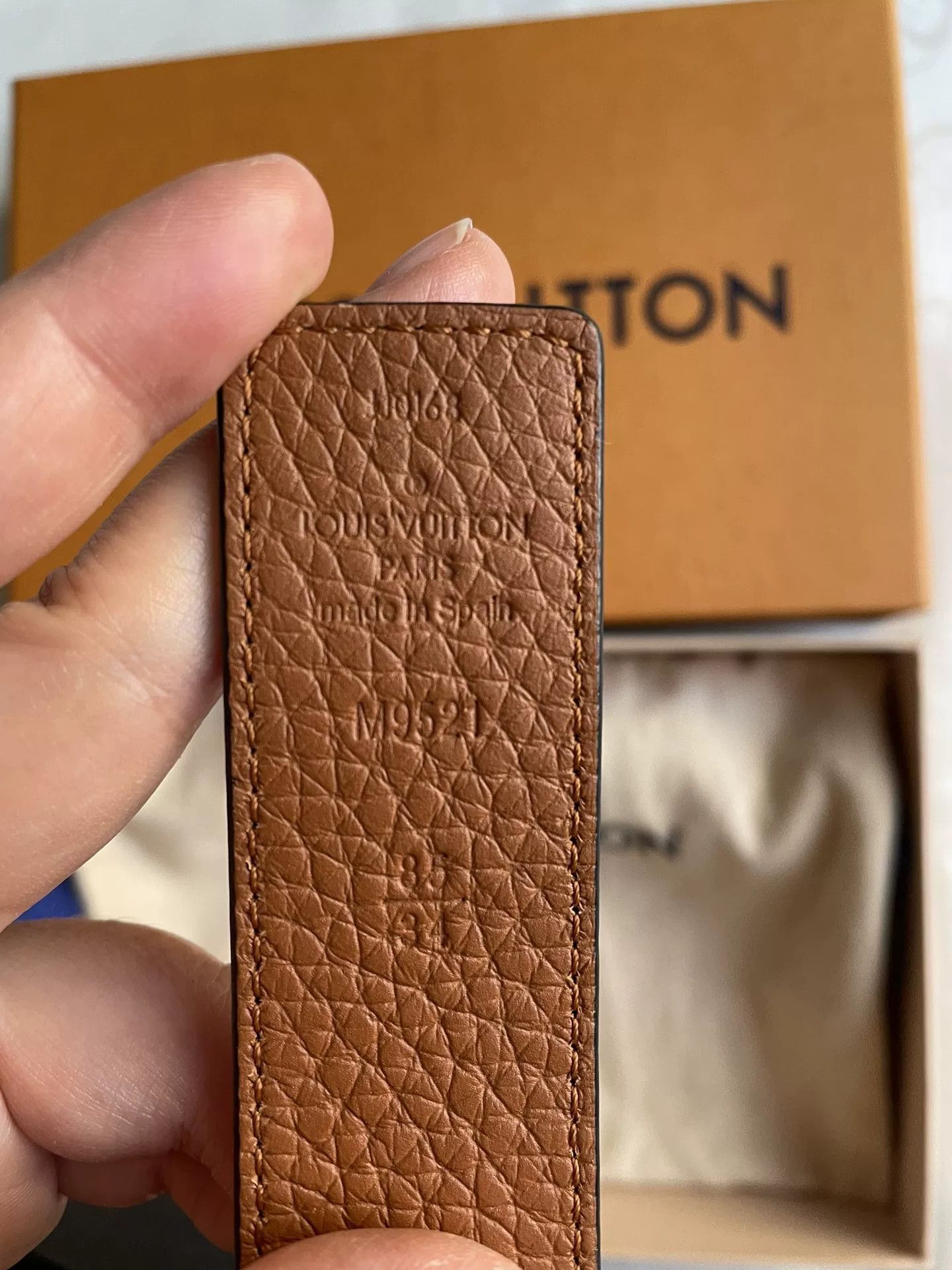 Louis Vuitton Louis Vuitton Reversible Belt 85cm Size ONE SIZE - 3 Thumbnail