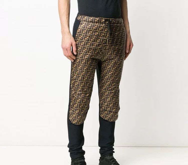 Fendi FENDI FW21 FF All-Over Print Straight-Leg Track Pants Size US 32 / EU 48 - 6 Thumbnail