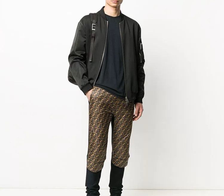 Fendi FENDI FW21 FF All-Over Print Straight-Leg Track Pants Size US 32 / EU 48 - 4 Thumbnail