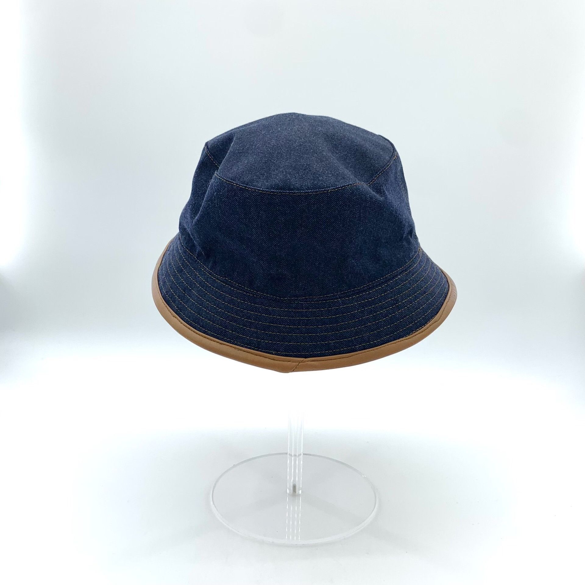 Loro Piana Loro Piana Dark Blue Wool Bucket Hat Size ONE SIZE - 2 Thumbnail