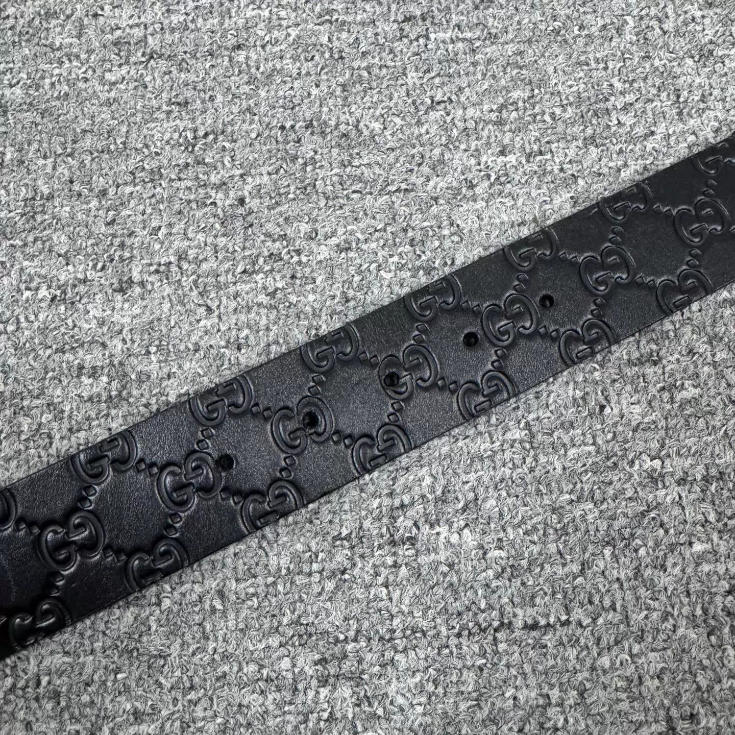 Gucci Black Belt with Silver Winged Horse Buckle Size ONE SIZE - 5 Thumbnail