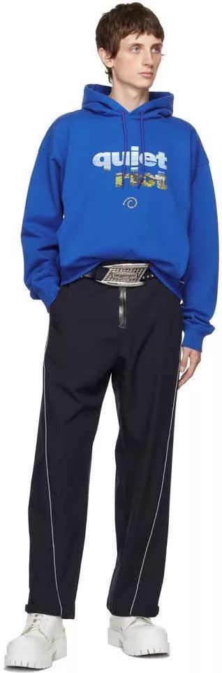 Martine Rose Black Leather Belt with Silver Buckle Size ONE SIZE - 6 Thumbnail