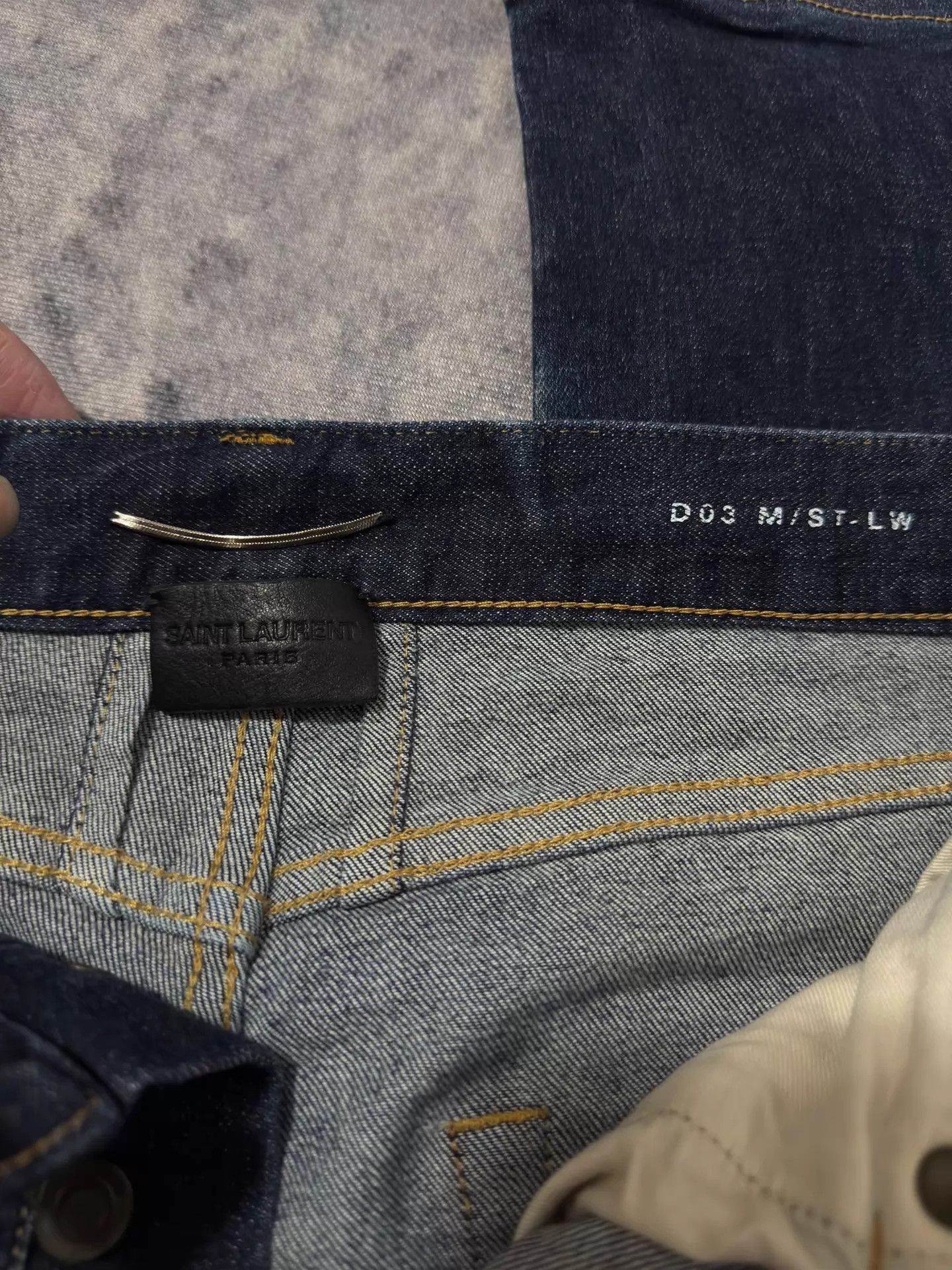 Saint Laurent Paris Blue Denim Jeans Size US 32 / EU 48 - 8 Thumbnail