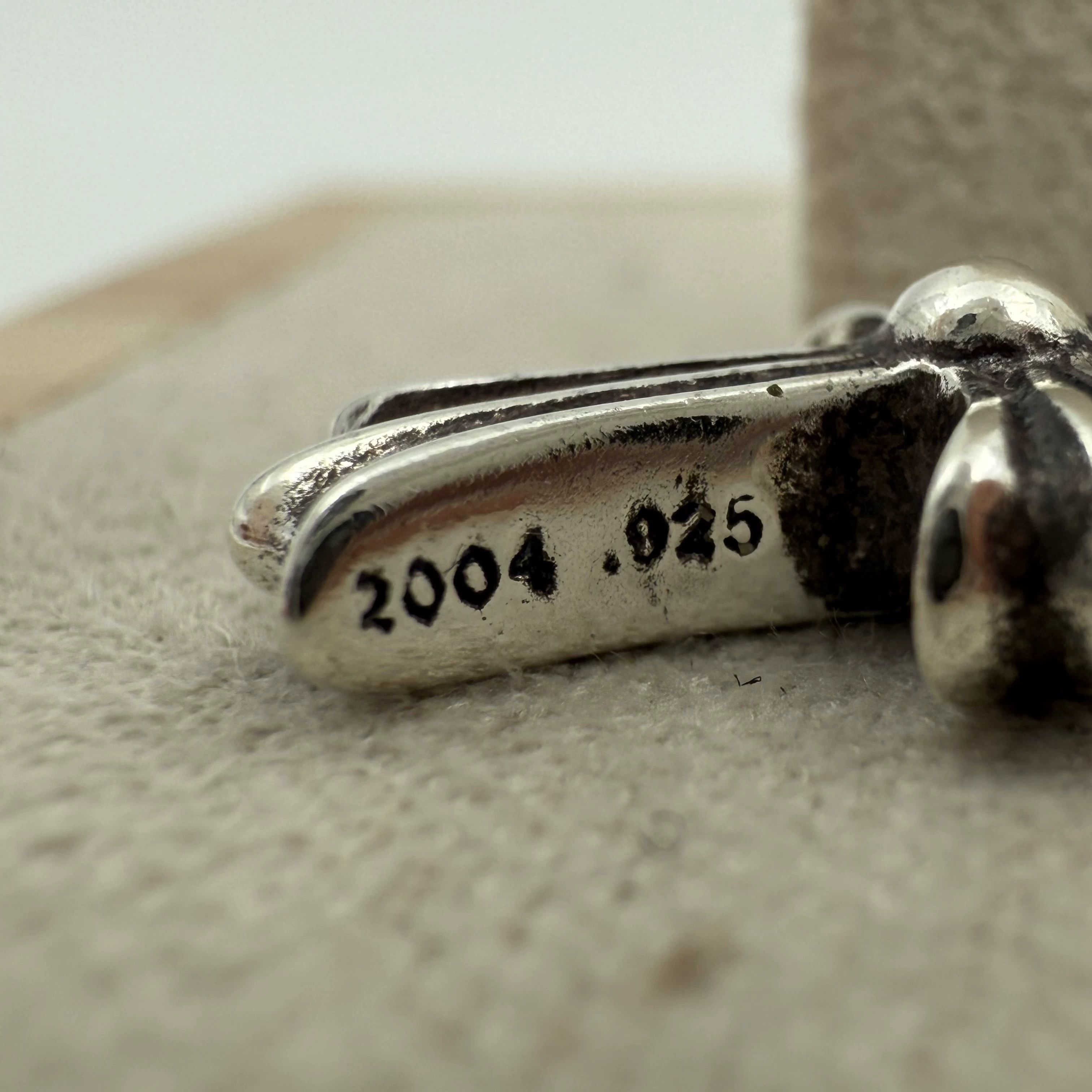 Chrome Hearts Silver Cross Pendant with Crystal Accents Size ONE SIZE - 6 Thumbnail