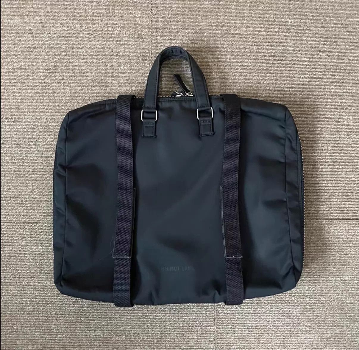 Helmut Lang Black Structured Tote Bag Size ONE SIZE - 2 Thumbnail