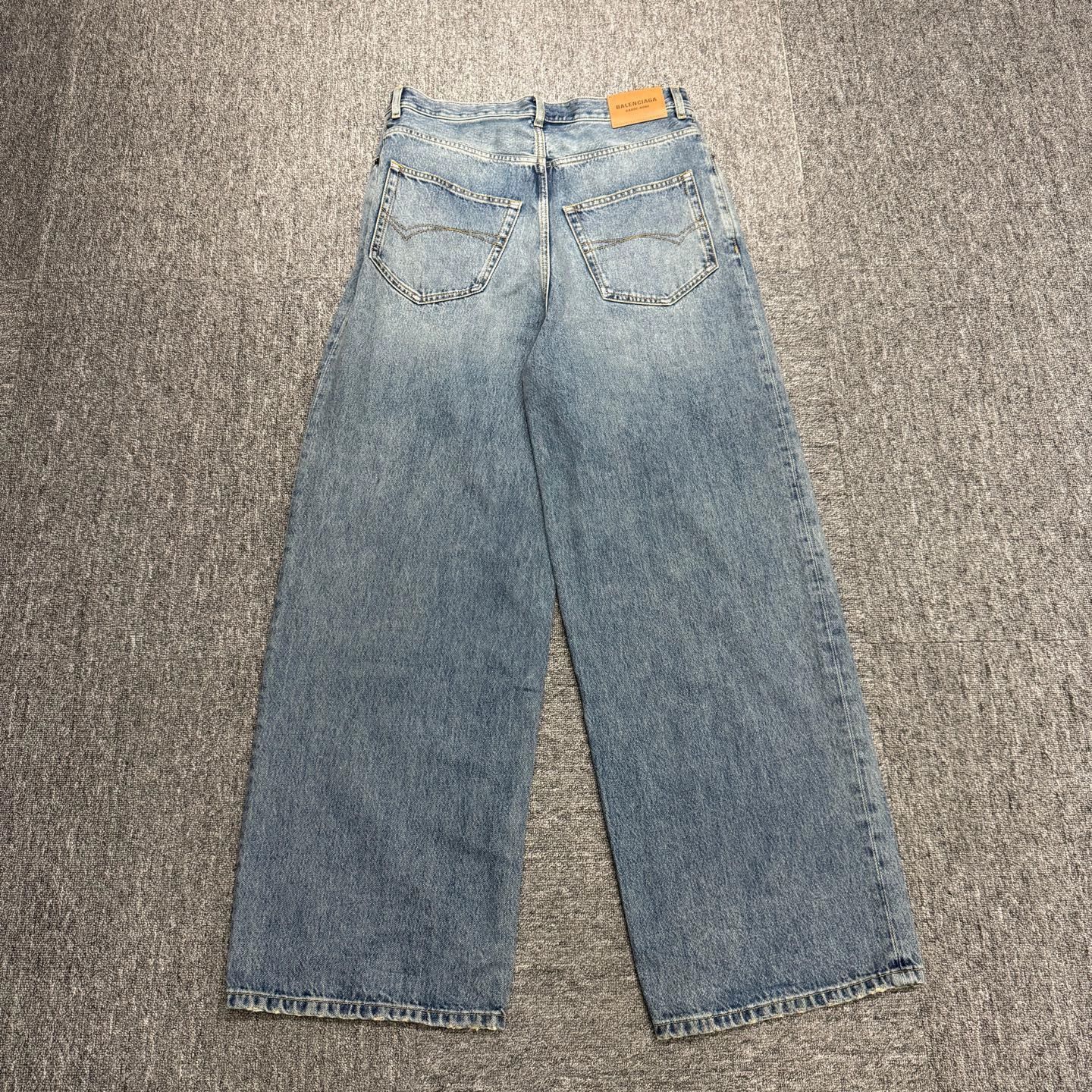 Balenciaga Blue Wide-Leg Denim Jeans Size US 32 / EU 48 - 5 Thumbnail