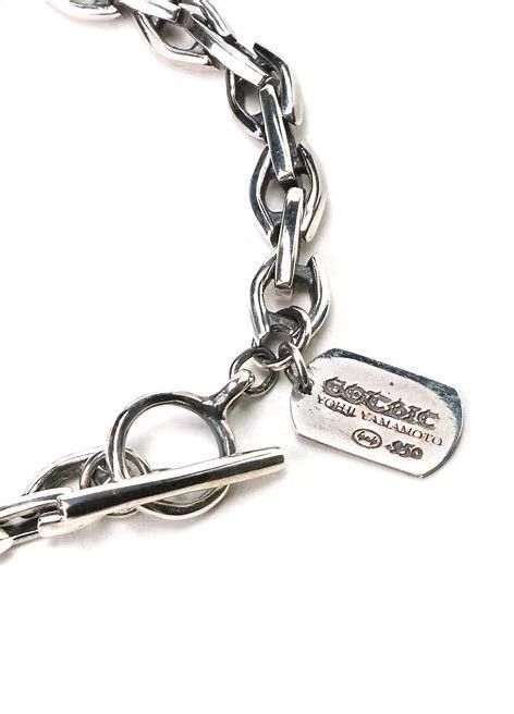 Yohji Yamamoto Silver Chain Bracelet with Decorative Charm Size ONE SIZE - 6 Thumbnail