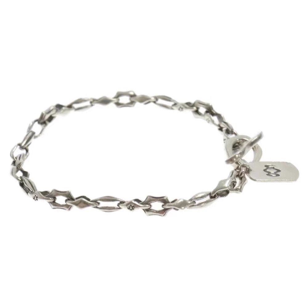 Yohji Yamamoto Silver Chain Bracelet with Decorative Charm Size ONE SIZE - 3 Thumbnail