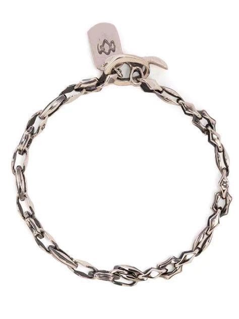 Yohji Yamamoto Silver Chain Bracelet with Decorative Charm Size ONE SIZE - 4 Thumbnail