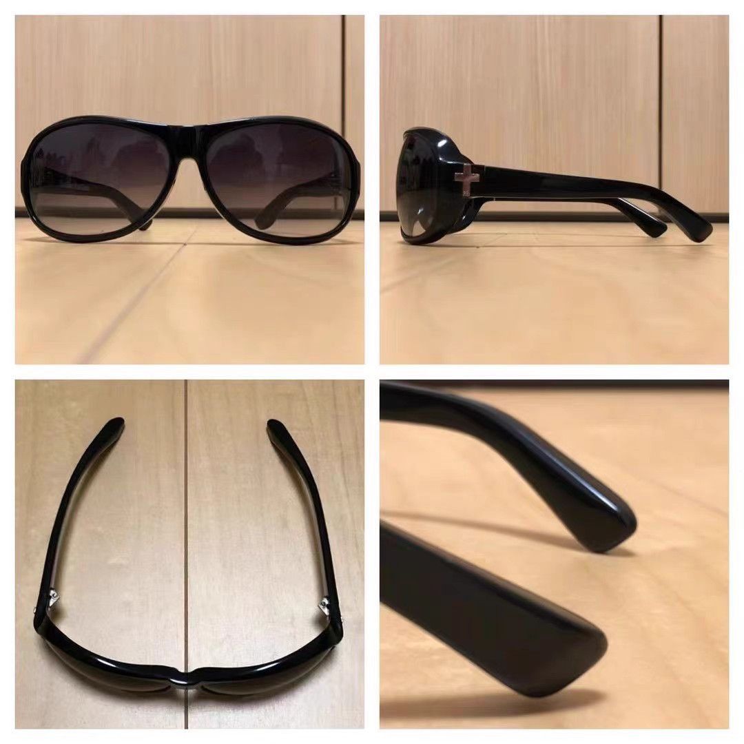 Roen Black Oversized Gradient Sunglasses Size ONE SIZE - 3 Thumbnail