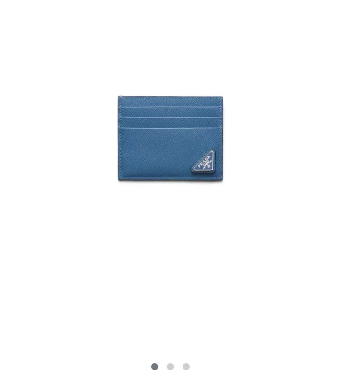 Prada Prada New Triangle Logo Card Holder Size ONE SIZE - 7 Thumbnail