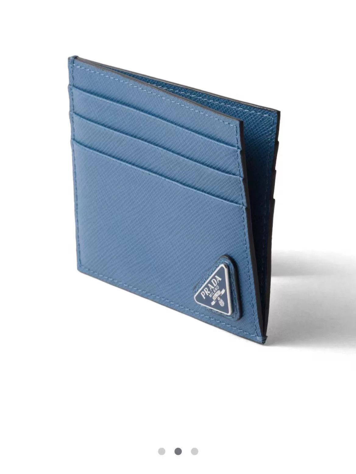 Prada Prada New Triangle Logo Card Holder Size ONE SIZE - 6 Thumbnail