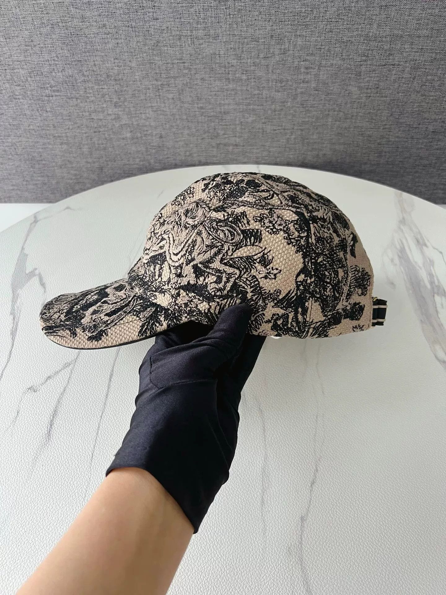 Dior Dior Zoo Embroidery Floral Baseball Cap Size ONE SIZE - 4 Thumbnail