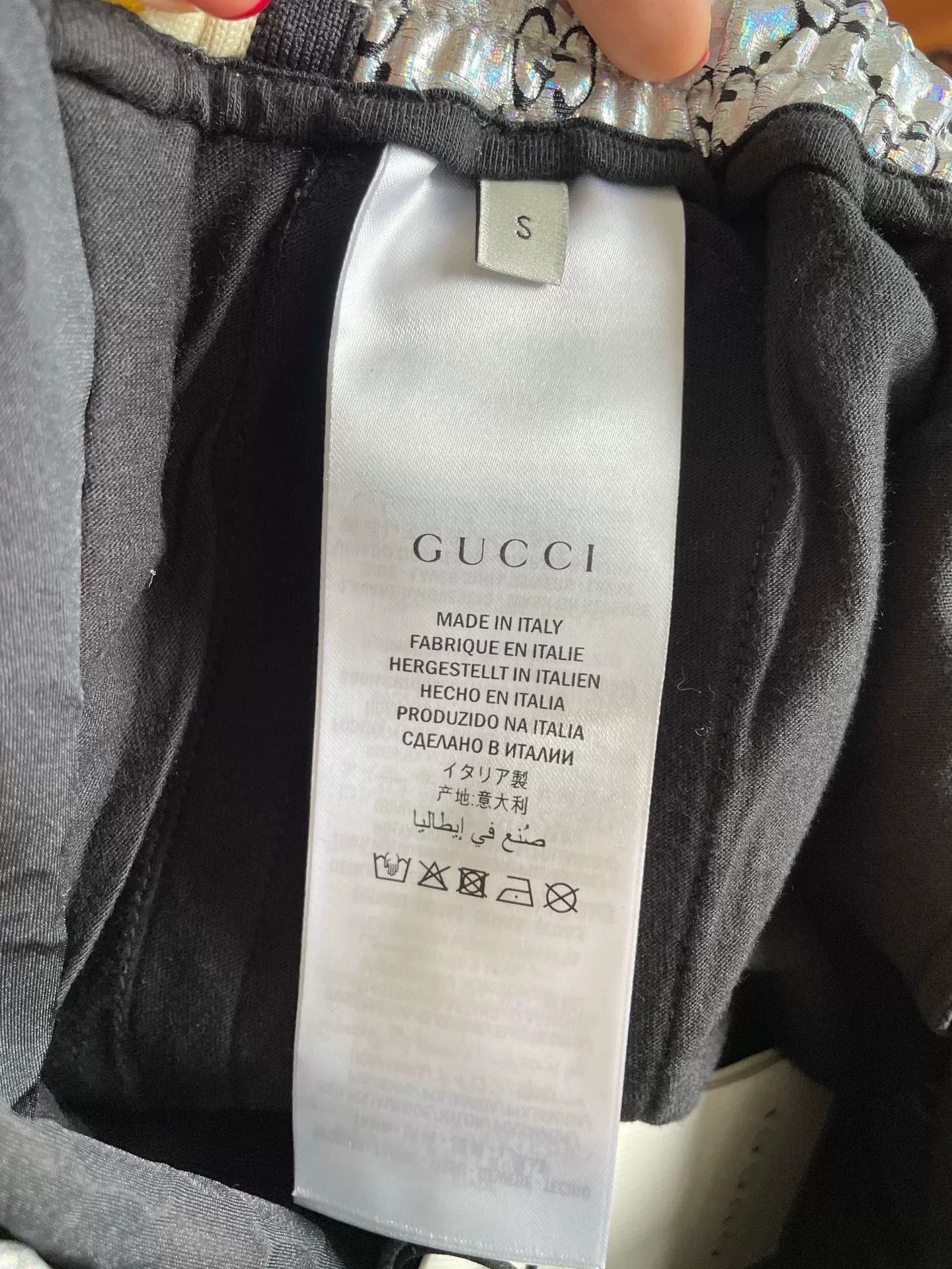 Gucci Gucci Men's Silver Laser Double G Shorts Size US 32 / EU 48 - 6 Thumbnail