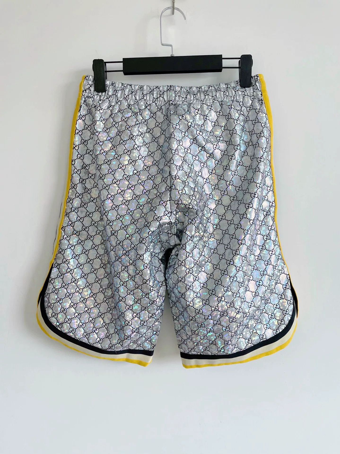 Gucci Gucci Men's Silver Laser Double G Shorts Size US 32 / EU 48 - 2 Thumbnail
