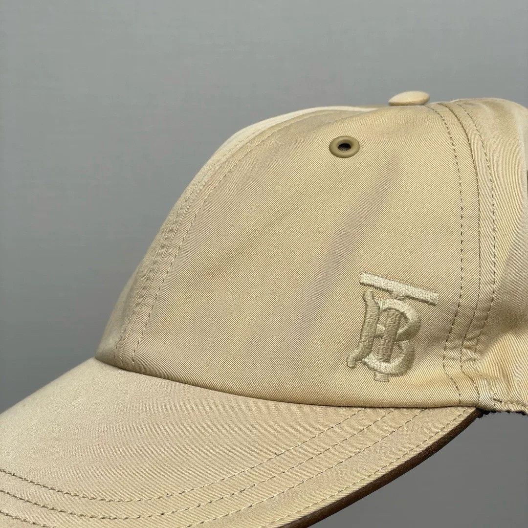 Burberry Burberry TB Logo Check Lining Beige Cap Size ONE SIZE - 5 Thumbnail