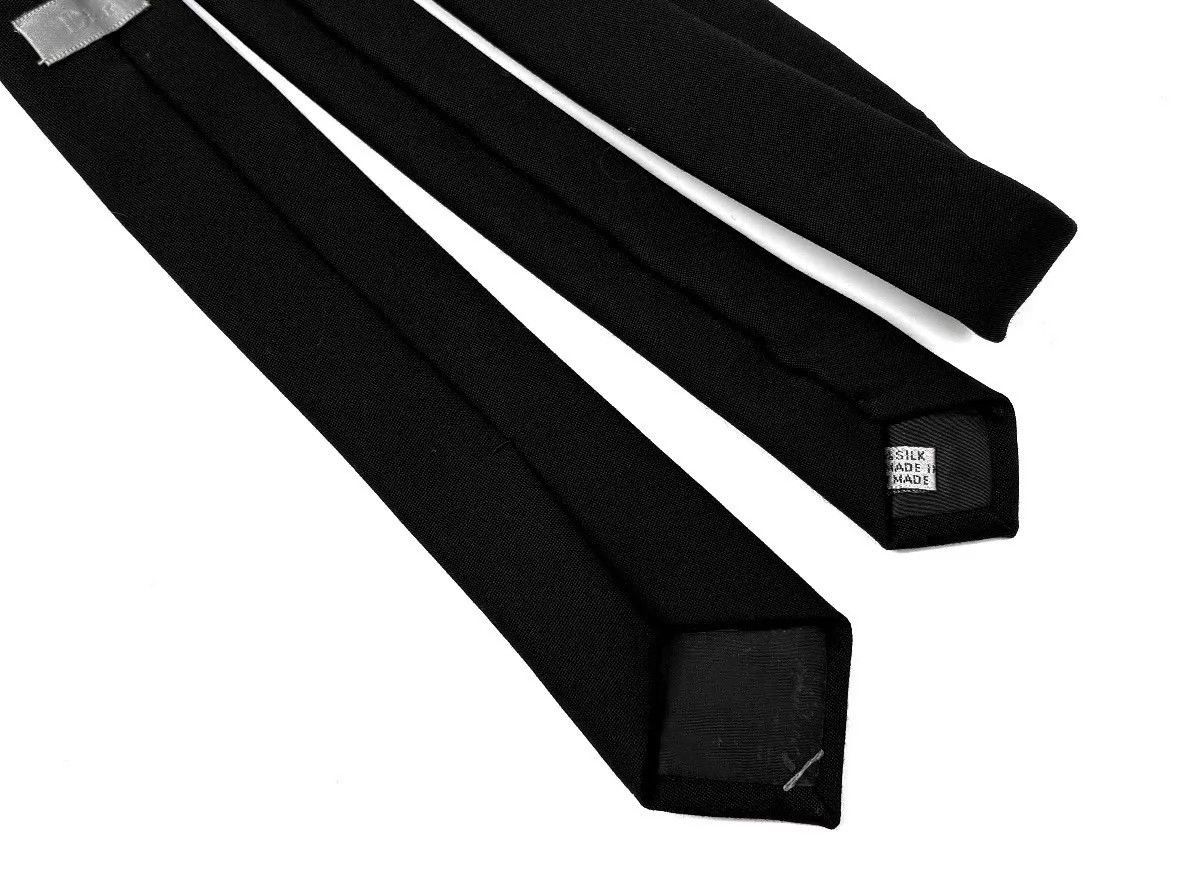 Dior Black Necktie with Red Accent Size ONE SIZE - 9 Thumbnail