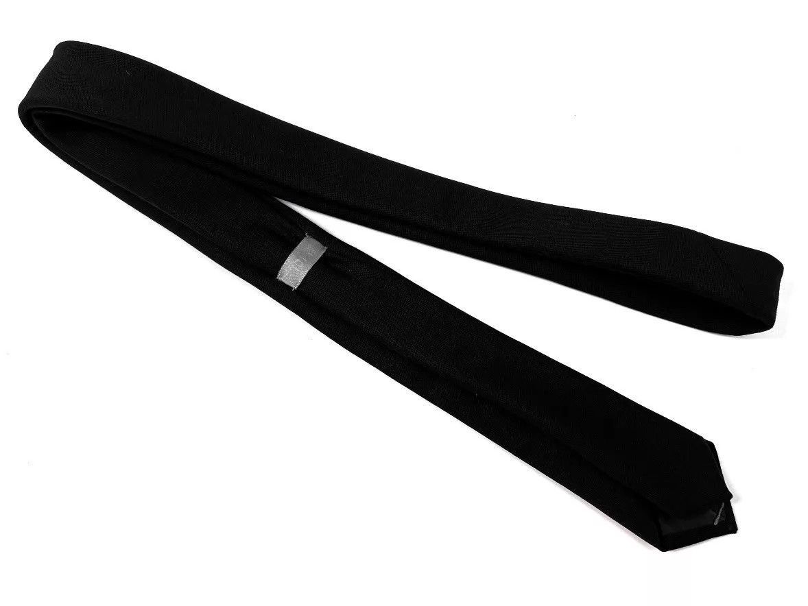Dior Black Necktie with Red Accent Size ONE SIZE - 2 Thumbnail