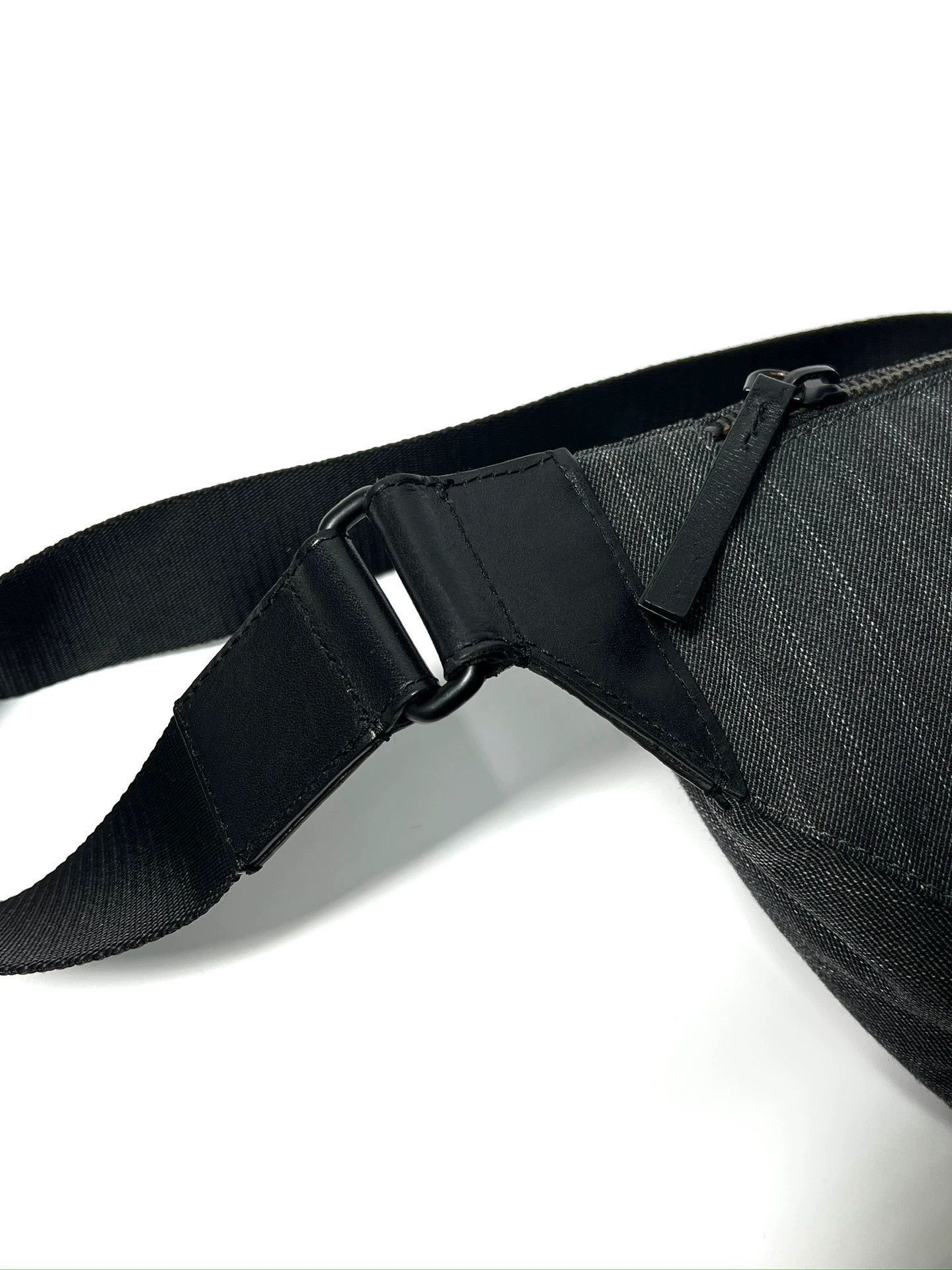 Dries Van Noten Gray Striped Fanny Pack Size ONE SIZE - 5 Thumbnail