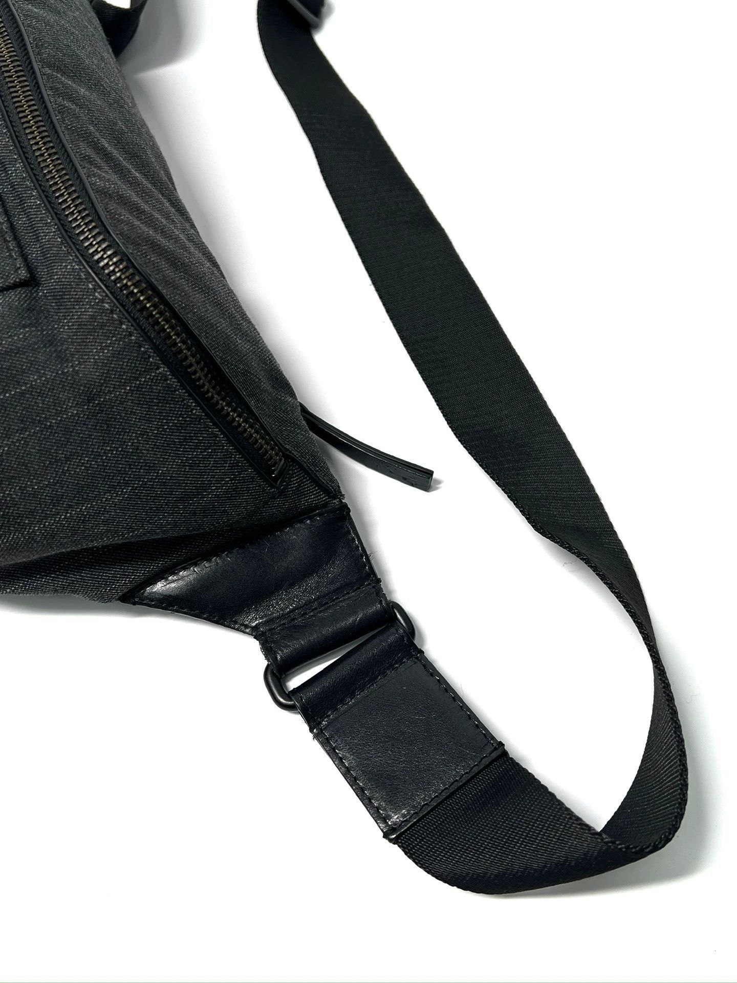 Dries Van Noten Gray Striped Fanny Pack Size ONE SIZE - 4 Thumbnail