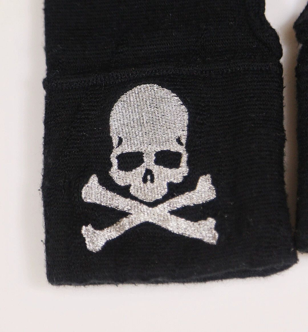 Mastermind Japan Black Skull Crossbones Wristbands Size ONE SIZE - 3 Thumbnail