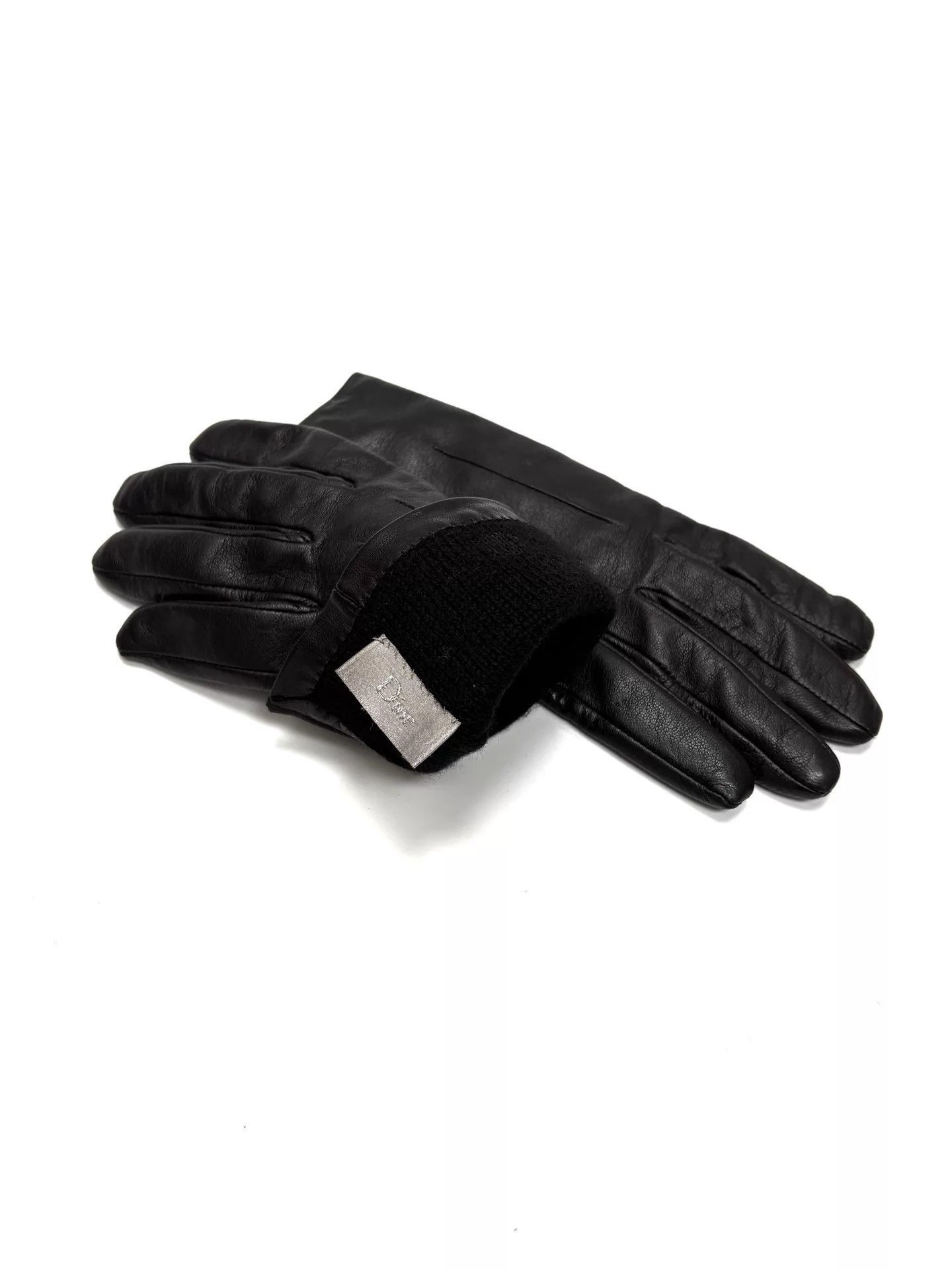 Dior Black Leather Gloves Size ONE SIZE - 3 Thumbnail