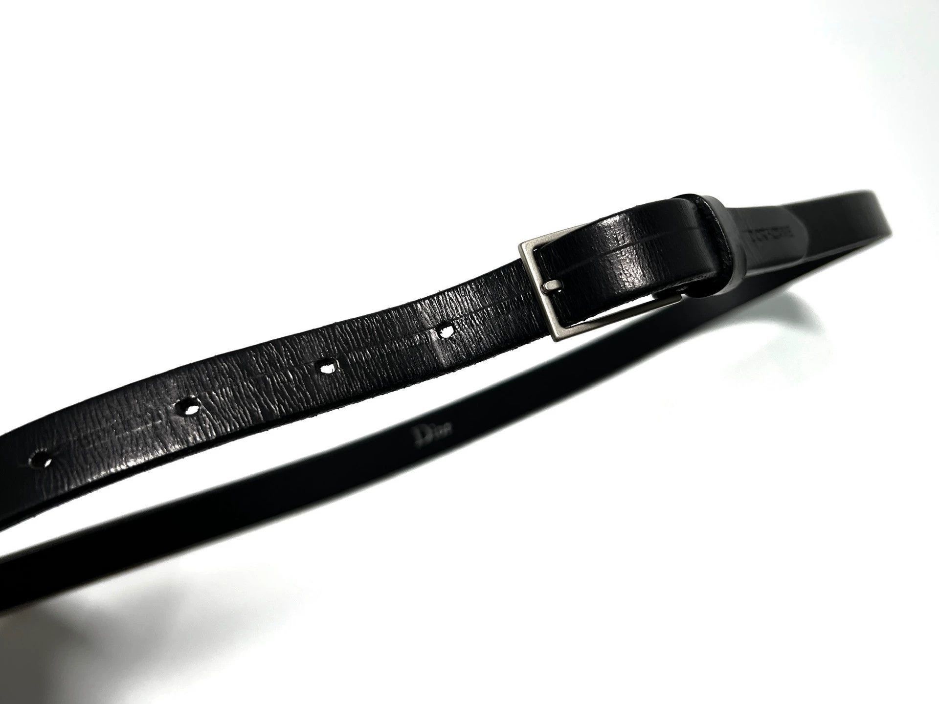 Dior Black Leather Adjustable Bag Strap Size ONE SIZE - 6 Thumbnail