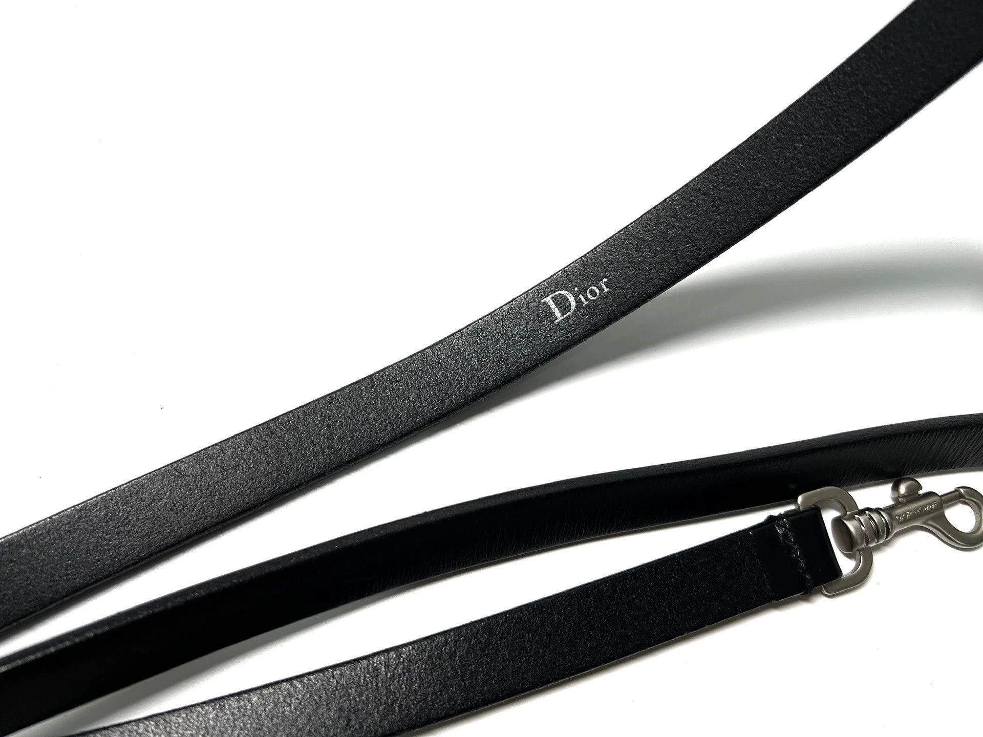 Dior Black Leather Adjustable Bag Strap Size ONE SIZE - 4 Thumbnail