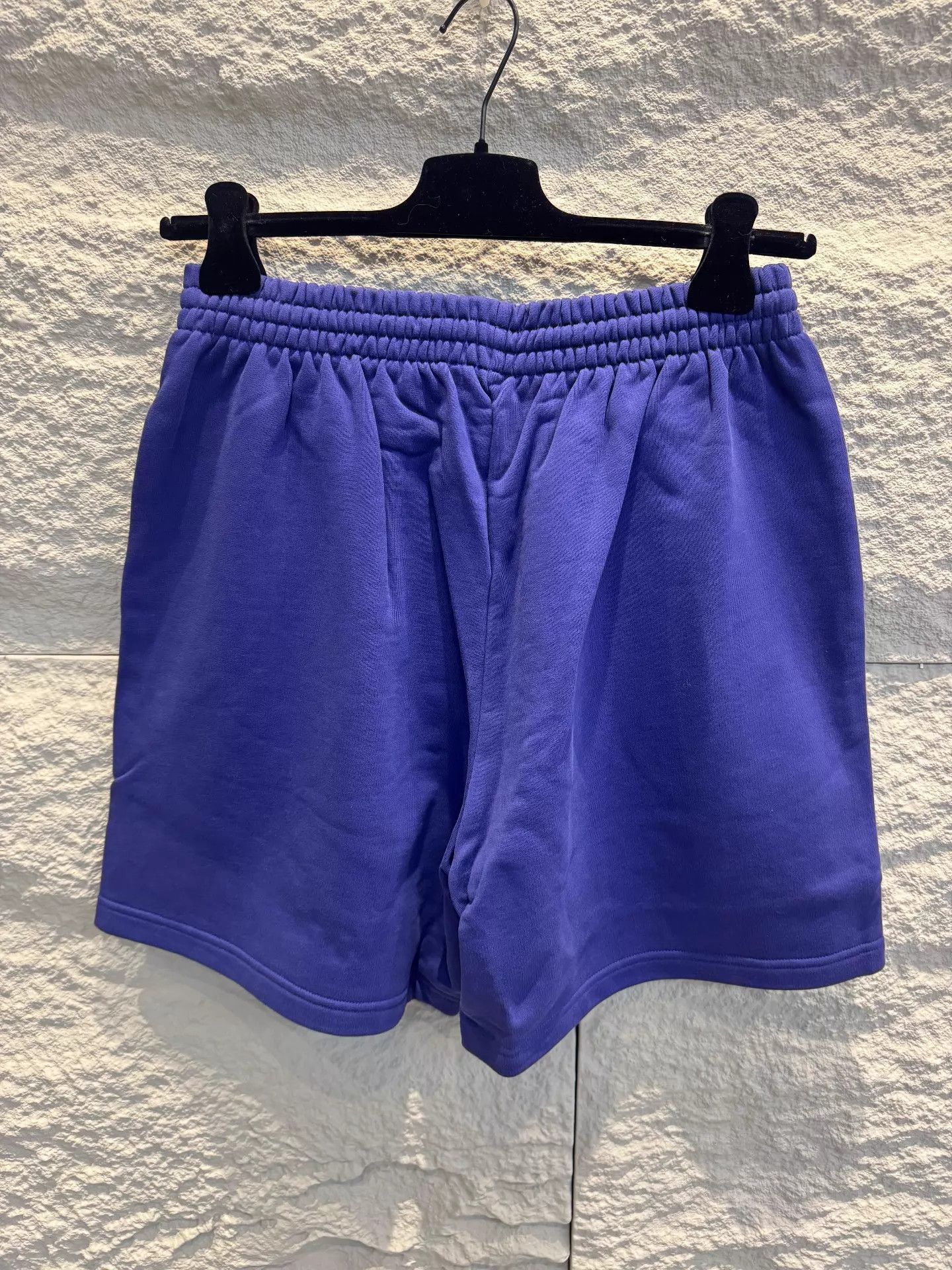Balenciaga Blue Casual Sweat Shorts with Drawstring Size US 32 / EU 48 - 5 Thumbnail