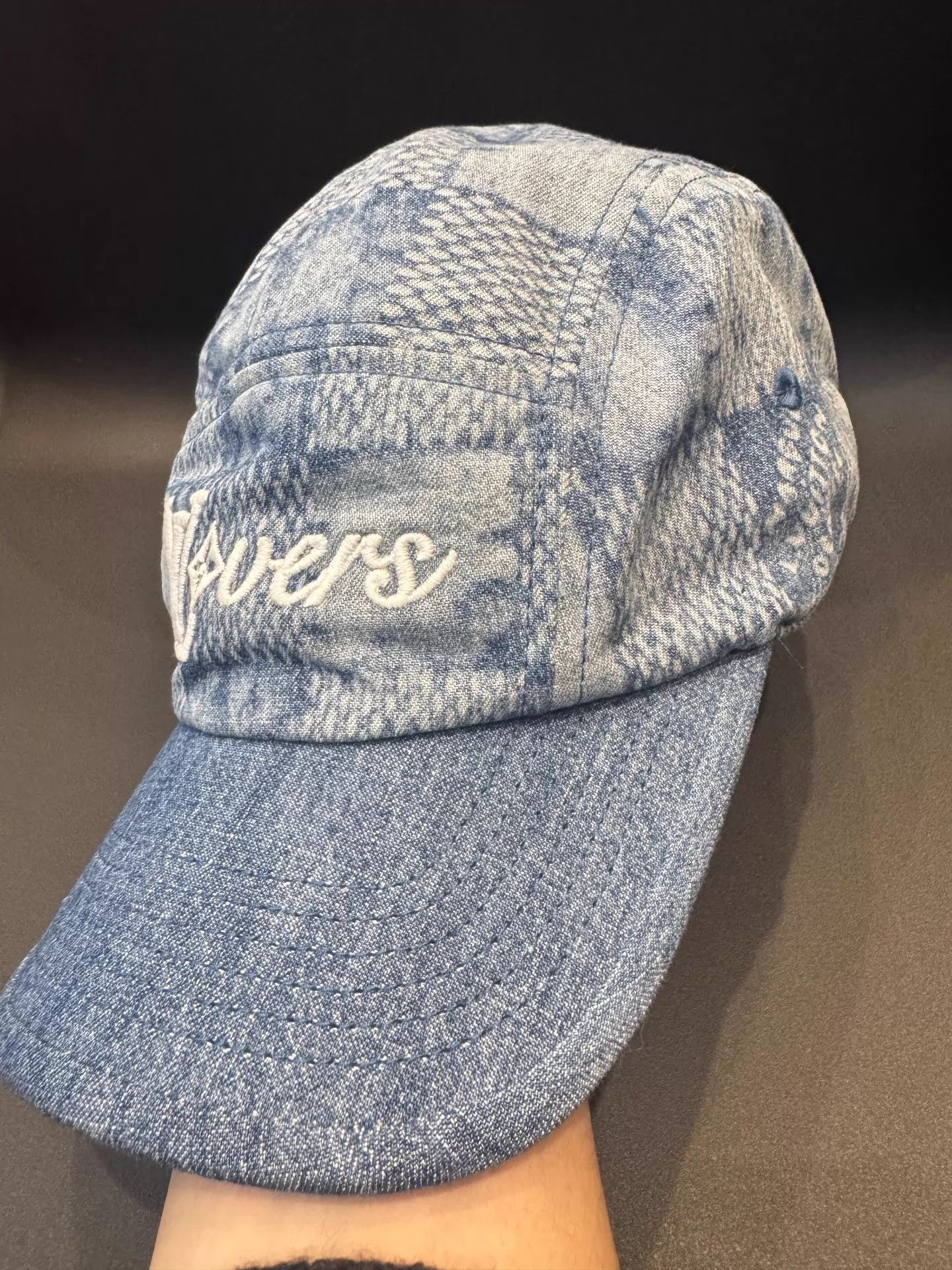 Louis Vuitton Blue Denim Embroidered Cap with Visor Size ONE SIZE - 2 Thumbnail