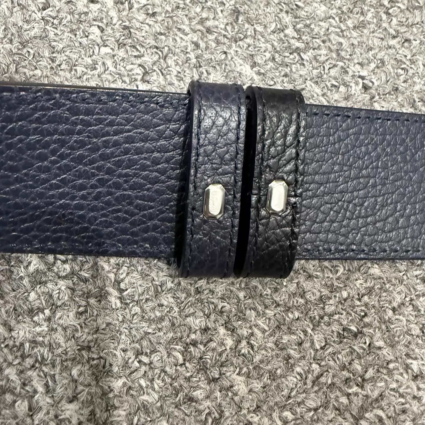 Gucci Black Leather Belt with Silver Buckle Size ONE SIZE - 5 Thumbnail