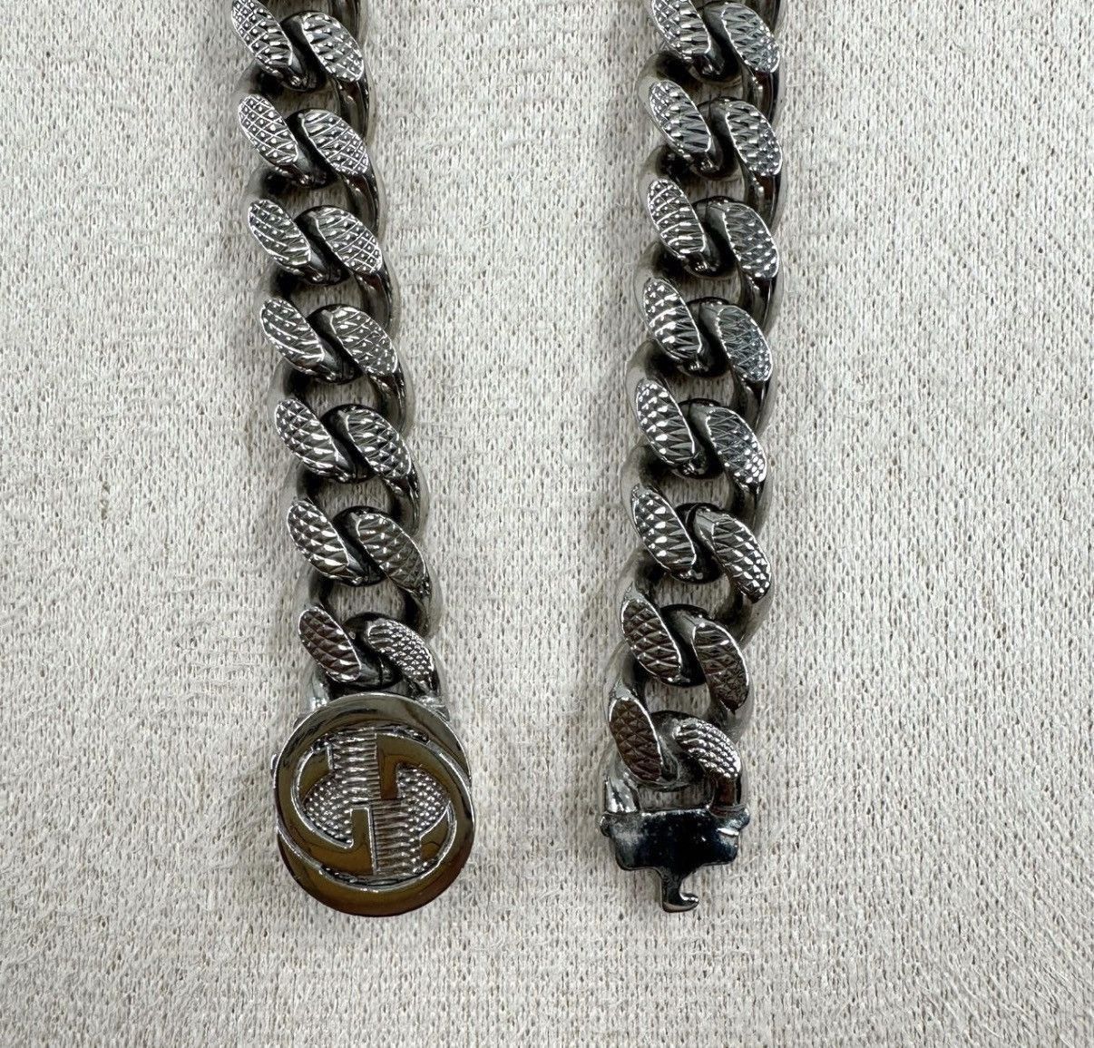 Gucci Silver Chain Link Necklace Size ONE SIZE - 6 Thumbnail
