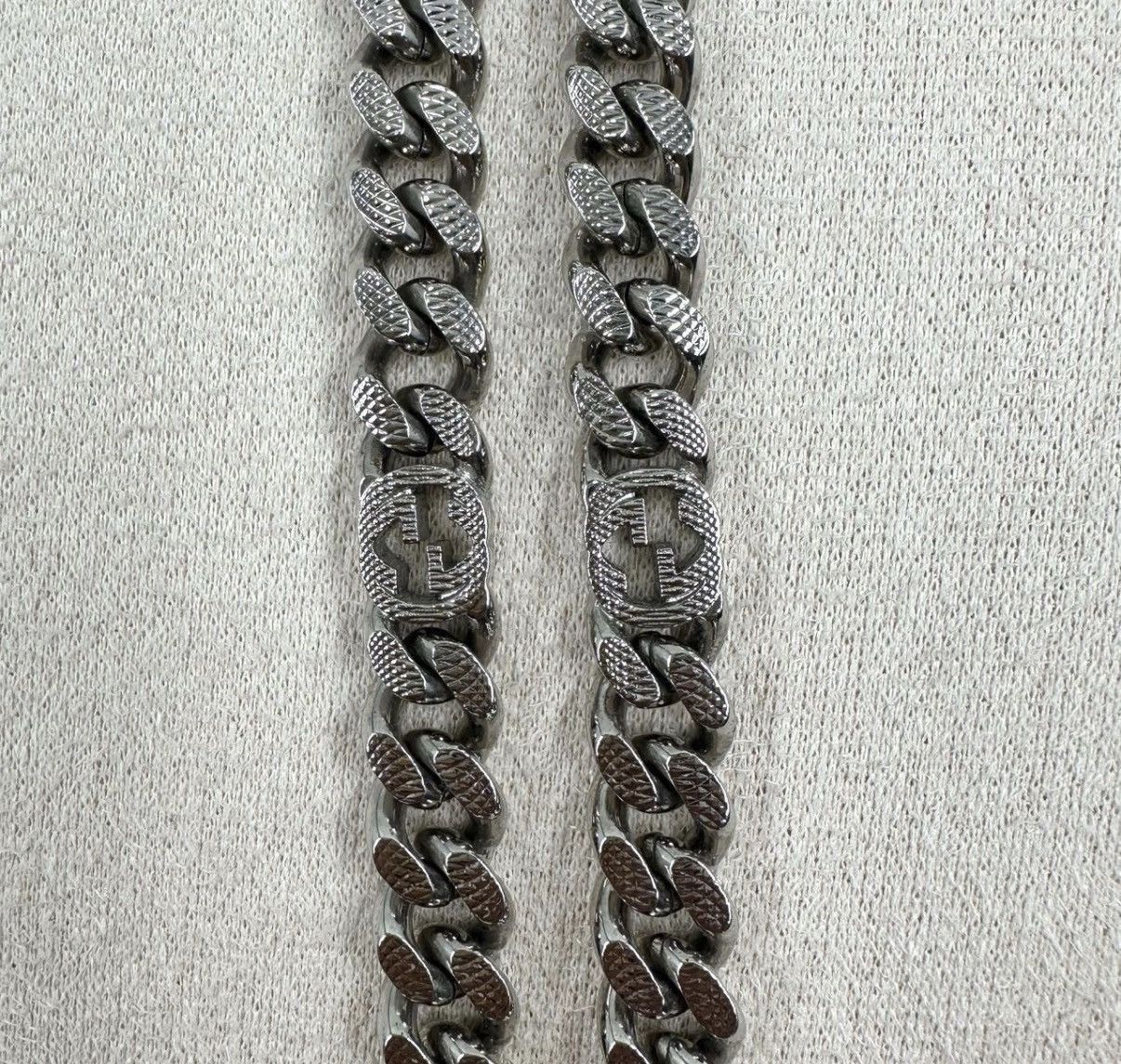 Gucci Silver Chain Link Necklace Size ONE SIZE - 7 Thumbnail