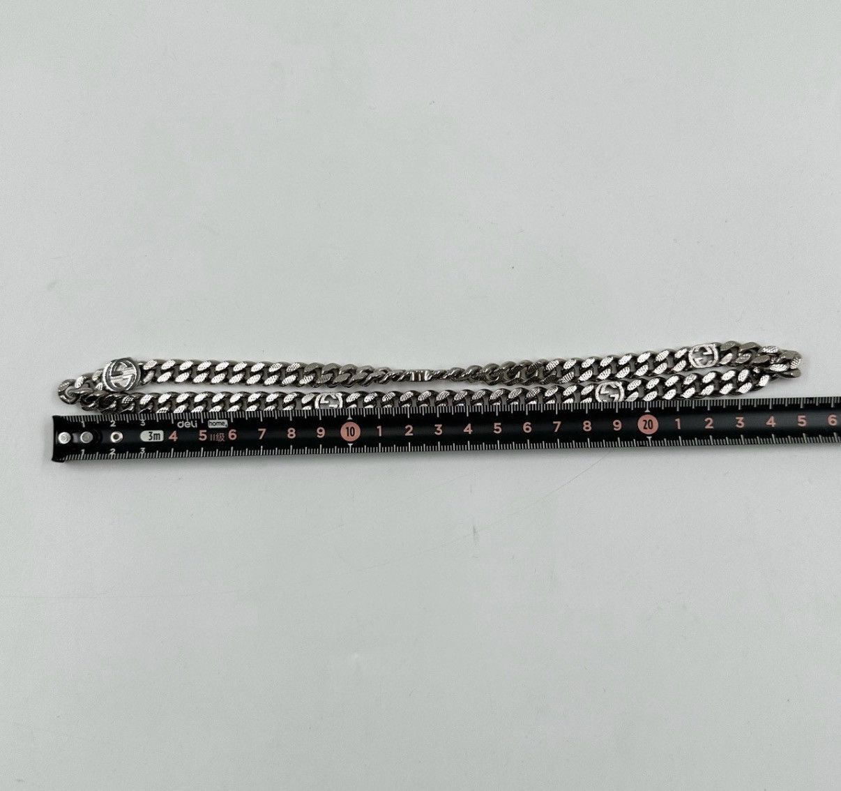 Gucci Silver Chain Link Necklace Size ONE SIZE - 9 Thumbnail