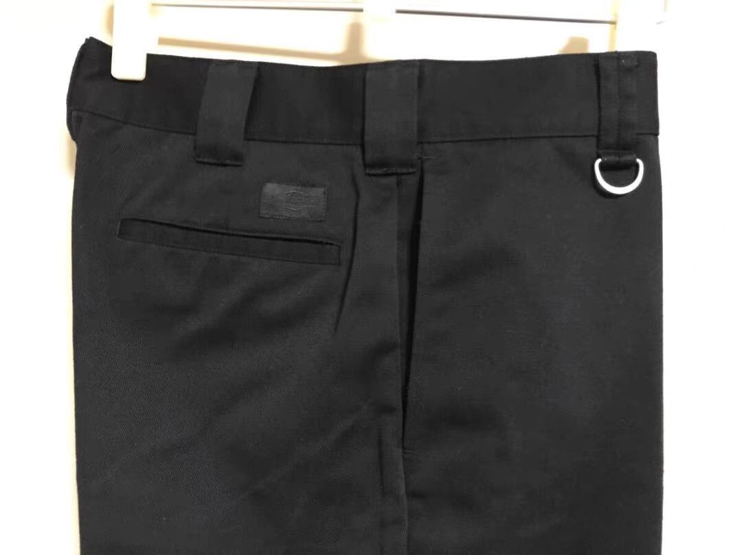 Yohji Yamamoto Black Casual Pants with Rolled Cuffs and Logo Patch Size US 32 / EU 48 - 3 Thumbnail