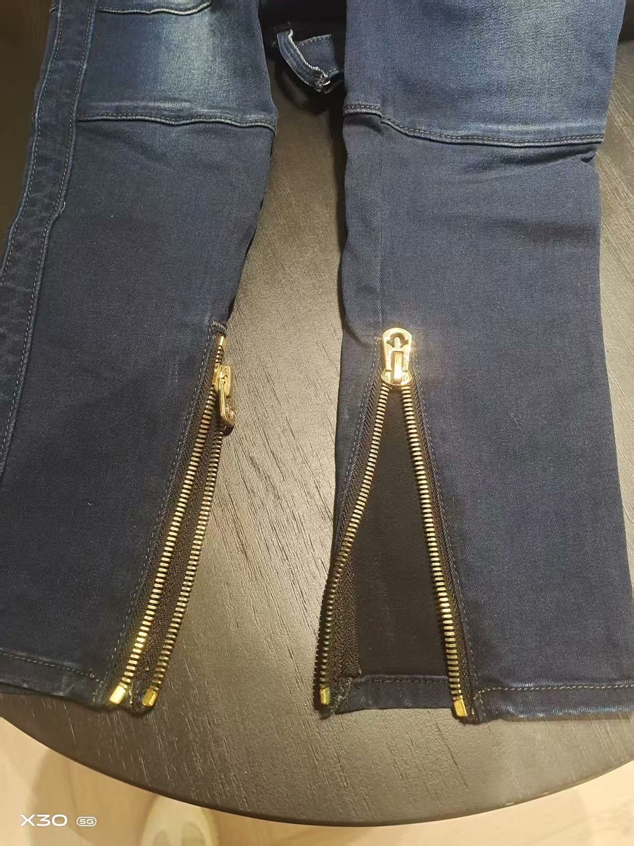 True Religion True Religion HALLE Mid Rise Super Skinny Biker Jeans Size 32" / US 10 / IT 46 - 4 Thumbnail