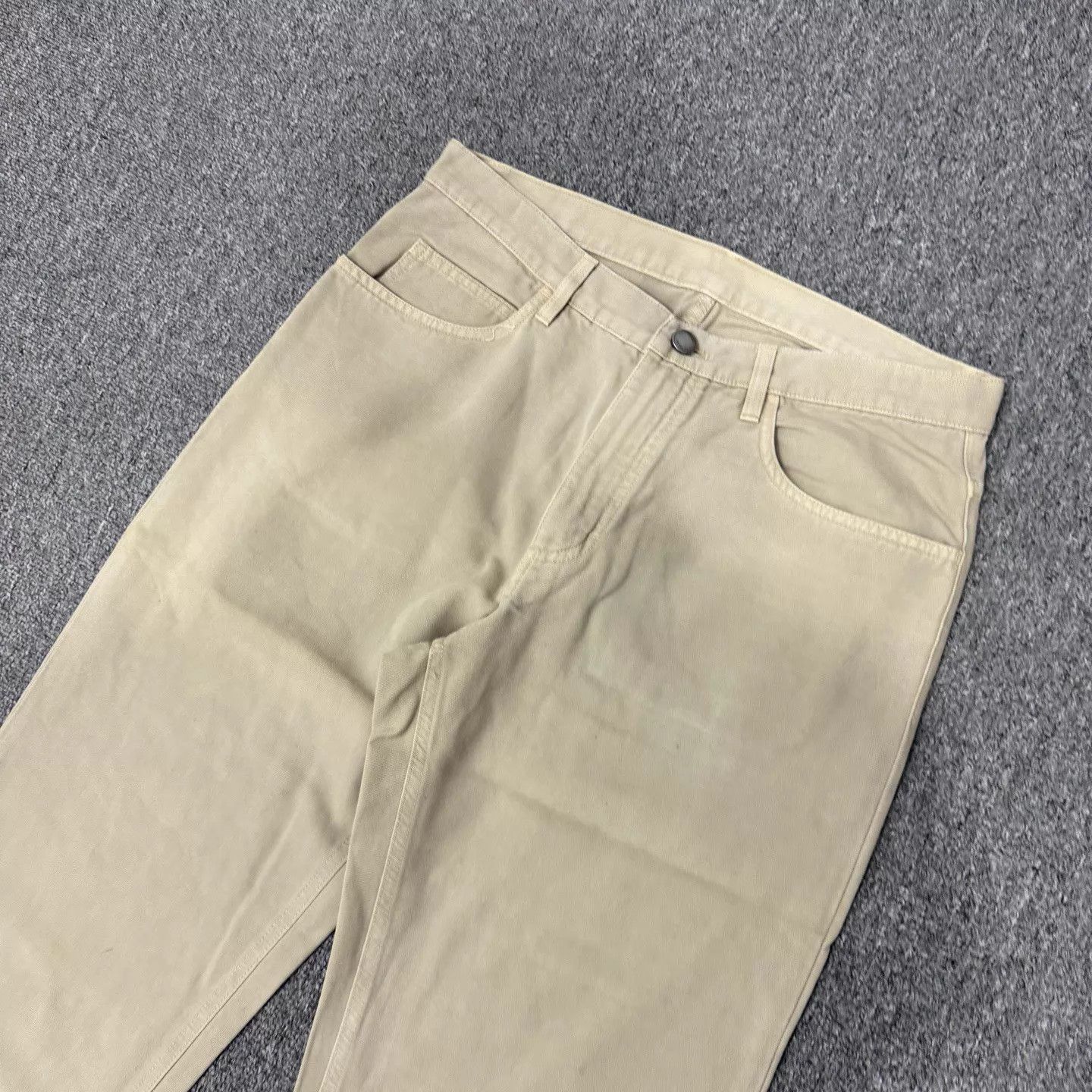 Loro Piana Beige Casual Straight-Leg Pants Size US 32 / EU 48 - 3 Thumbnail
