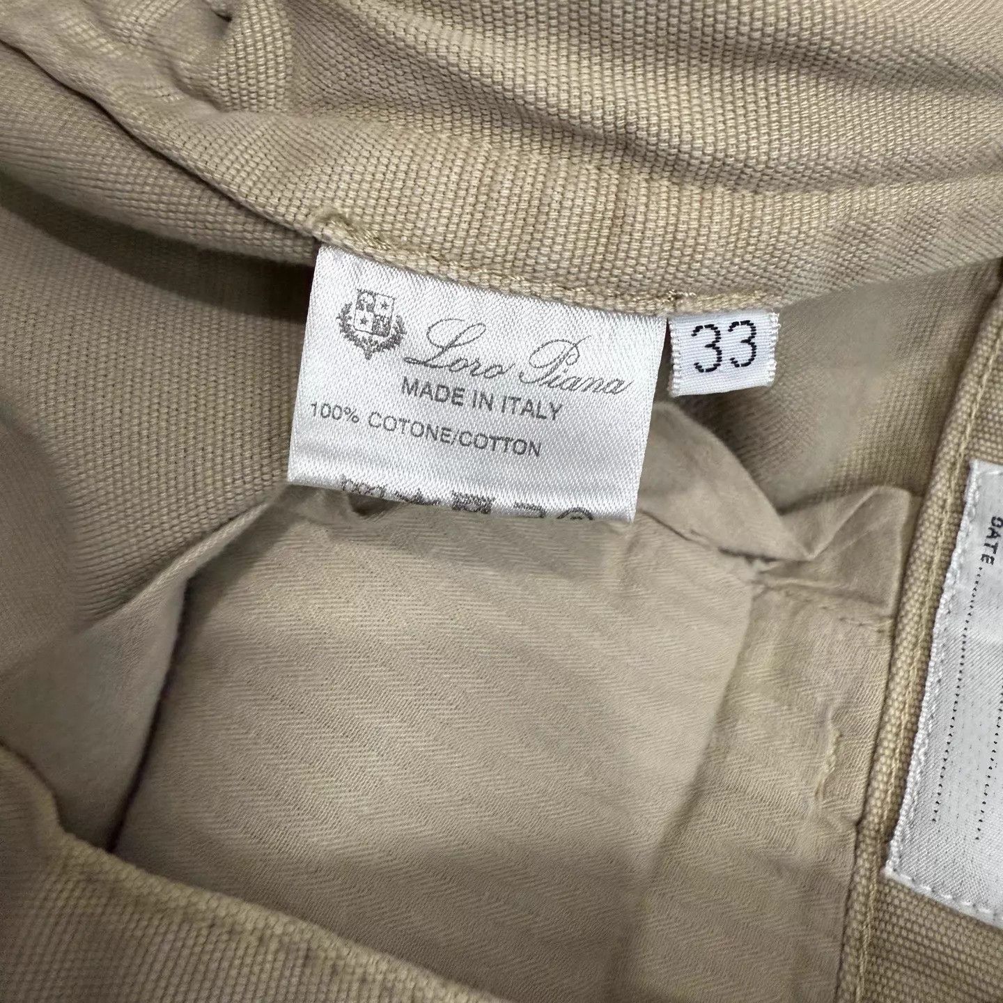 Loro Piana Beige Casual Straight-Leg Pants Size US 32 / EU 48 - 5 Thumbnail