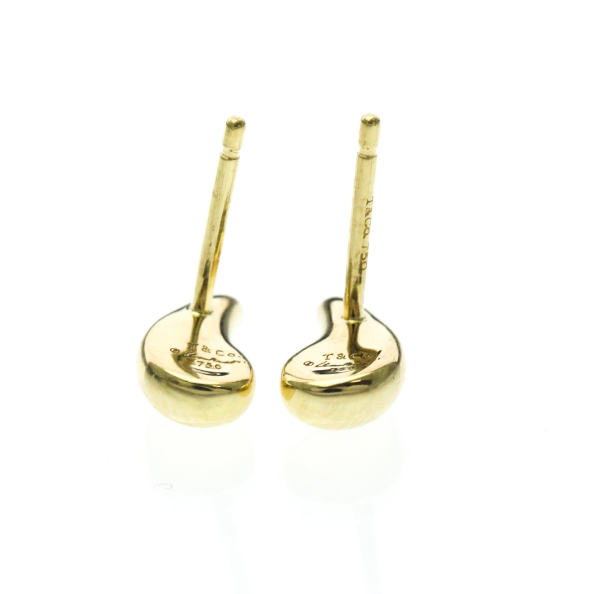 Tiffany & Co. Tiffany Teardrop Earrings No Stone Yellow Gold (18K) Stud Earrings Gold Size ONE SIZE - 10 Thumbnail