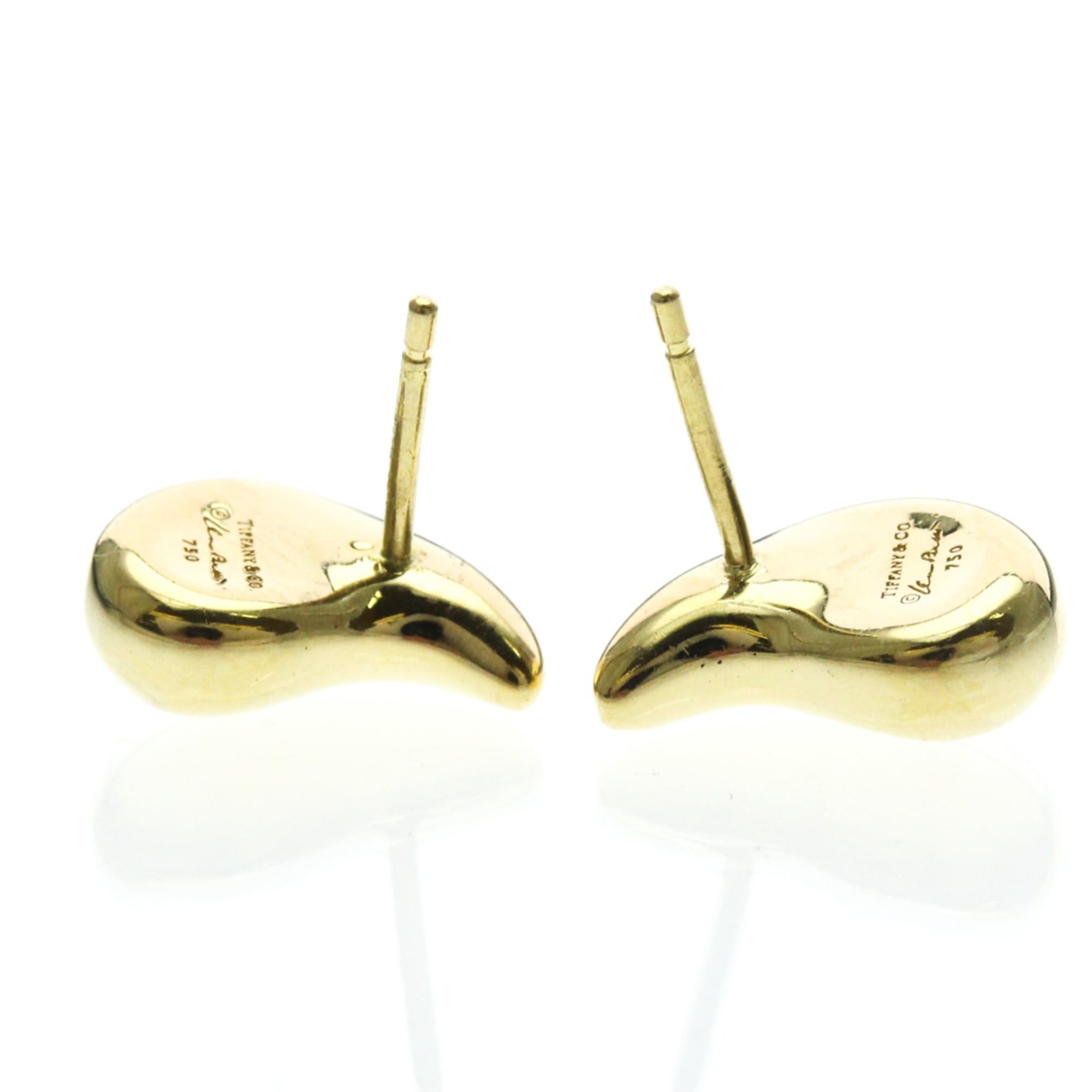 Tiffany & Co. Tiffany Teardrop Earrings No Stone Yellow Gold (18K) Stud Earrings Gold Size ONE SIZE - 3 Thumbnail