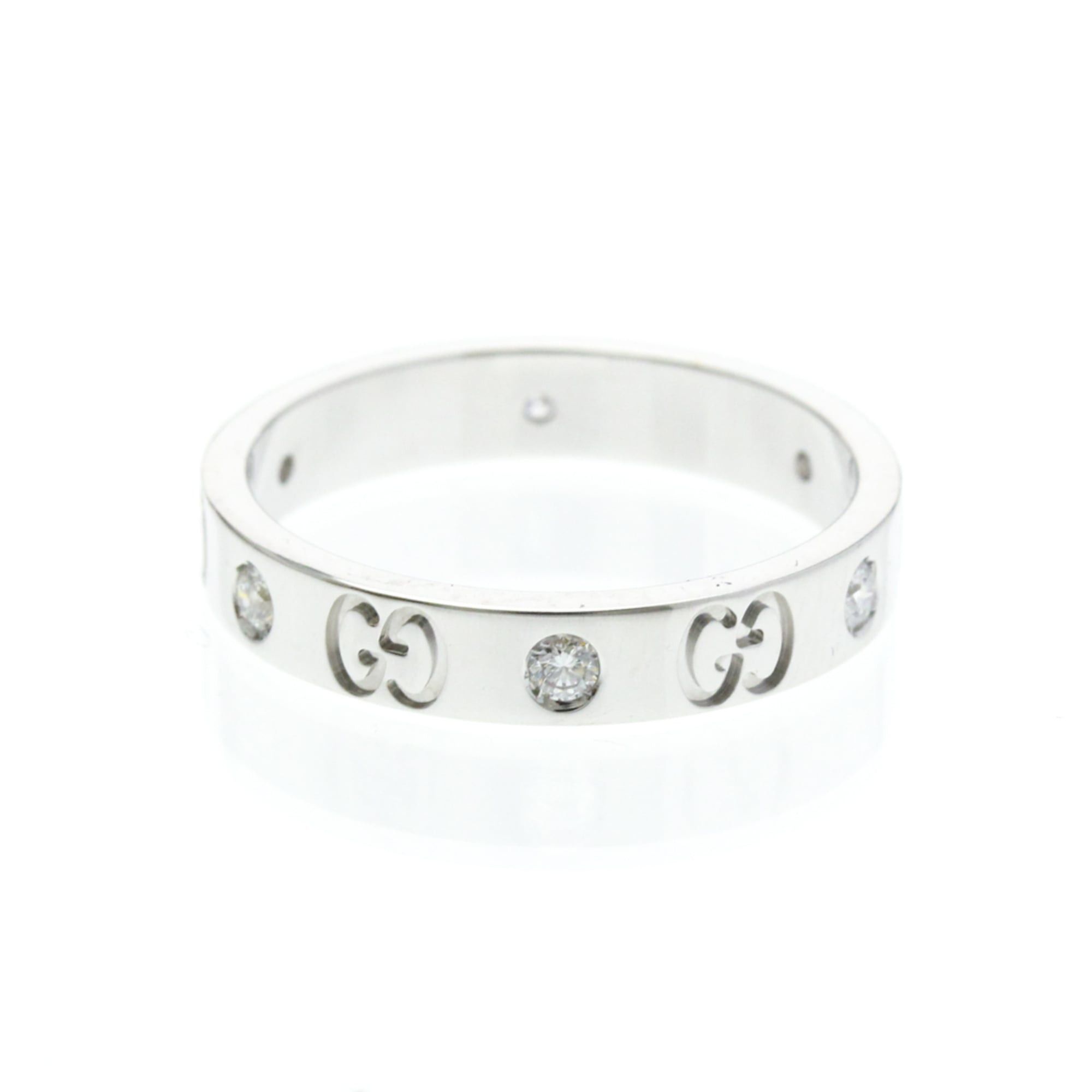 Gucci Gucci Icon Yellow Gold (18K) Fashion Diamond Band Ring Gold Size ONE SIZE - 4 Thumbnail