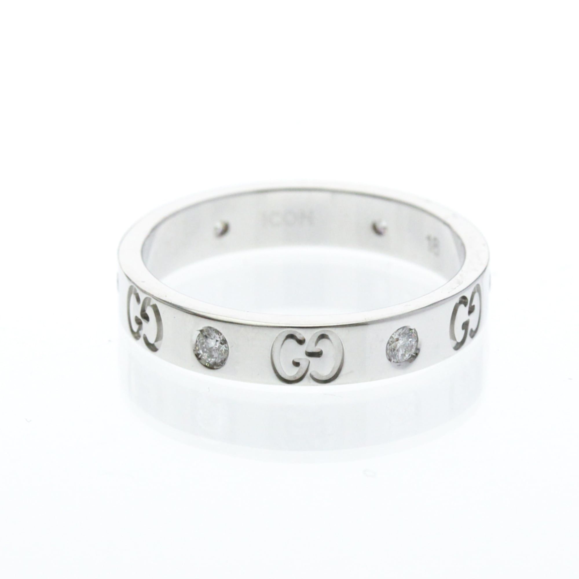 Gucci Gucci Icon Yellow Gold (18K) Fashion Diamond Band Ring Gold Size ONE SIZE - 3 Thumbnail