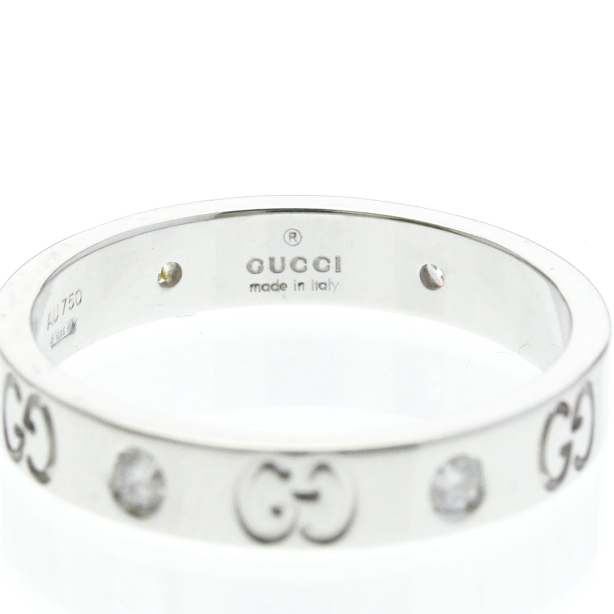 Gucci Gucci Icon Yellow Gold (18K) Fashion Diamond Band Ring Gold Size ONE SIZE - 5 Thumbnail