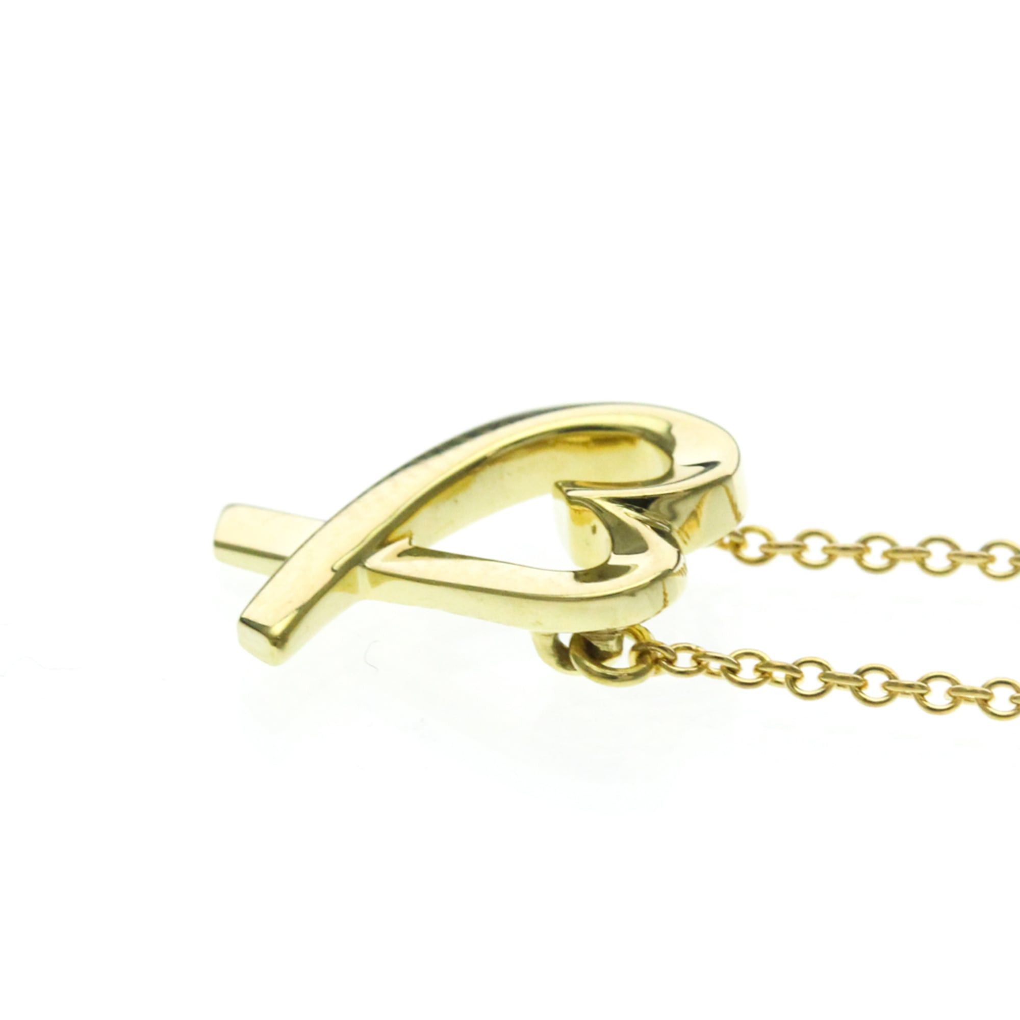 Tiffany & Co. Tiffany Loving Heart Yellow Gold (18K) No Stone Women,Men Fashion Pendant Necklace (Gold) Size ONE SIZE - 3 Thumbnail
