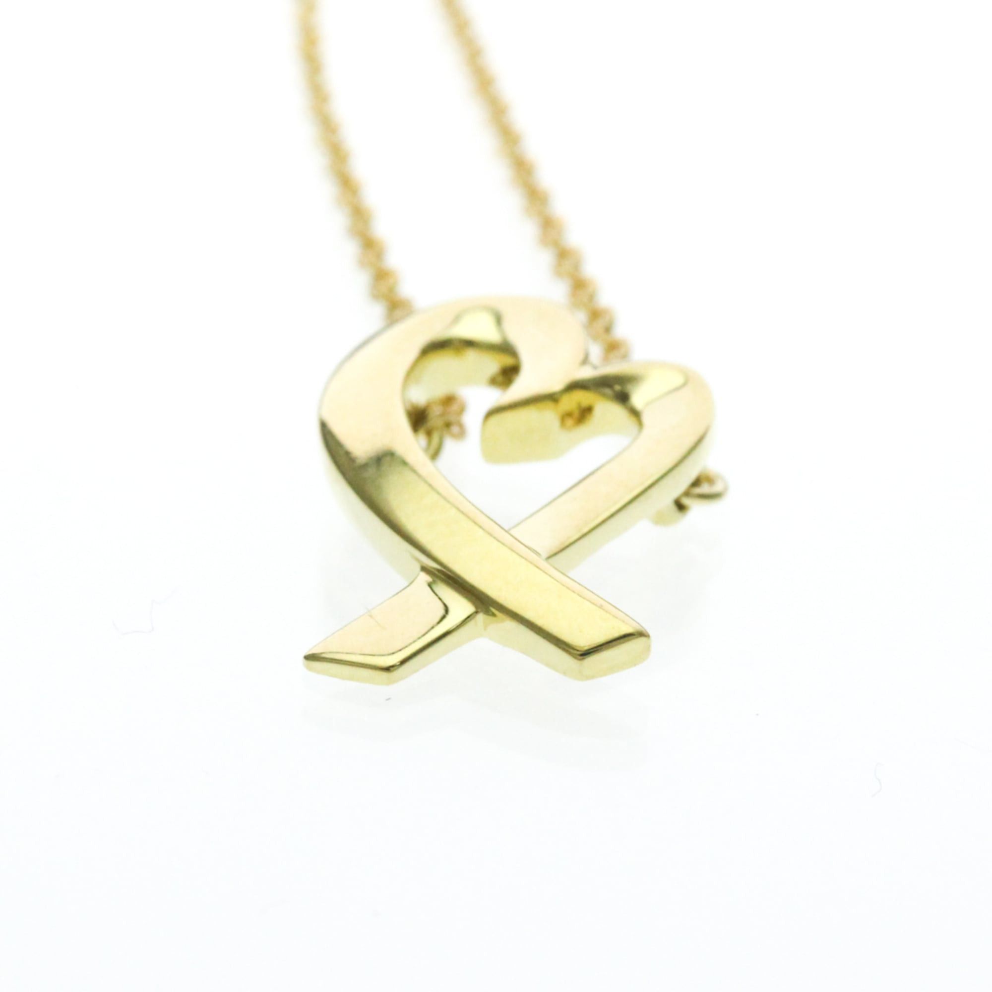 Tiffany & Co. Tiffany Loving Heart Yellow Gold (18K) No Stone Women,Men Fashion Pendant Necklace (Gold) Size ONE SIZE - 4 Thumbnail