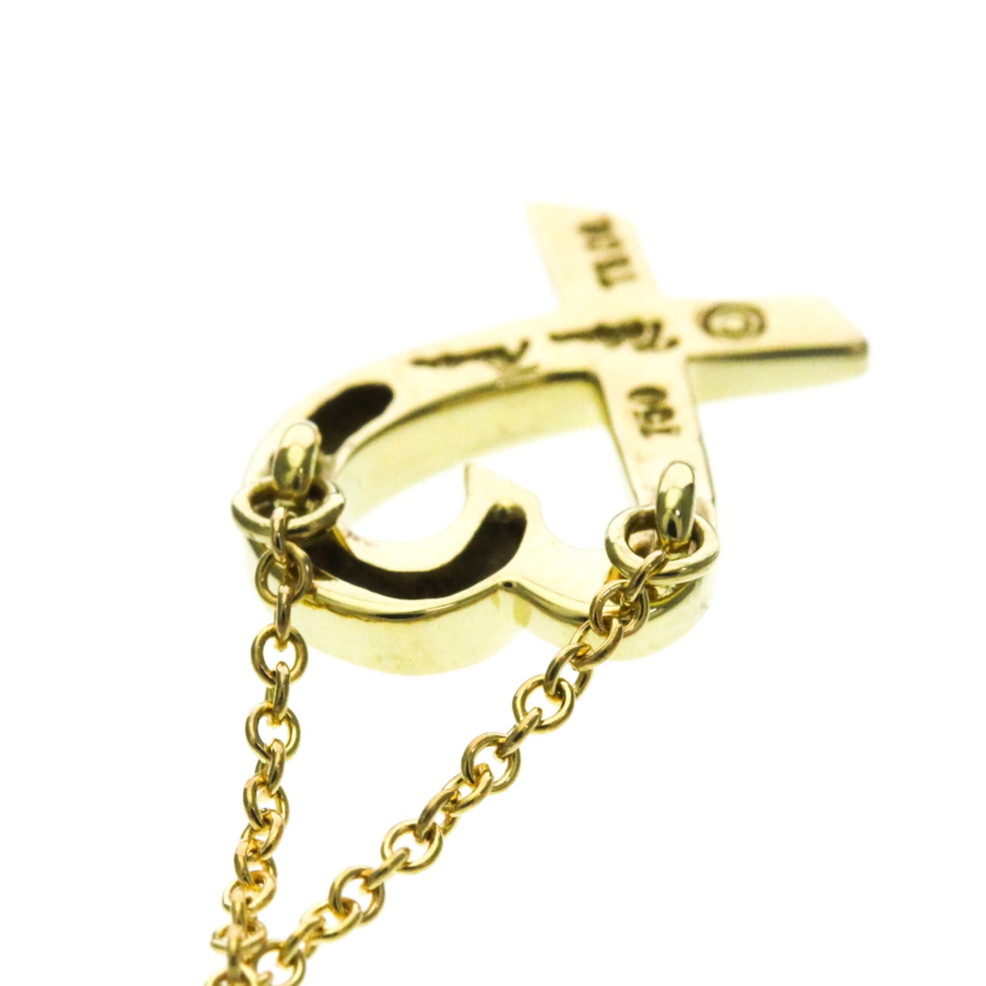 Tiffany & Co. Tiffany Loving Heart Yellow Gold (18K) No Stone Women,Men Fashion Pendant Necklace (Gold) Size ONE SIZE - 8 Thumbnail