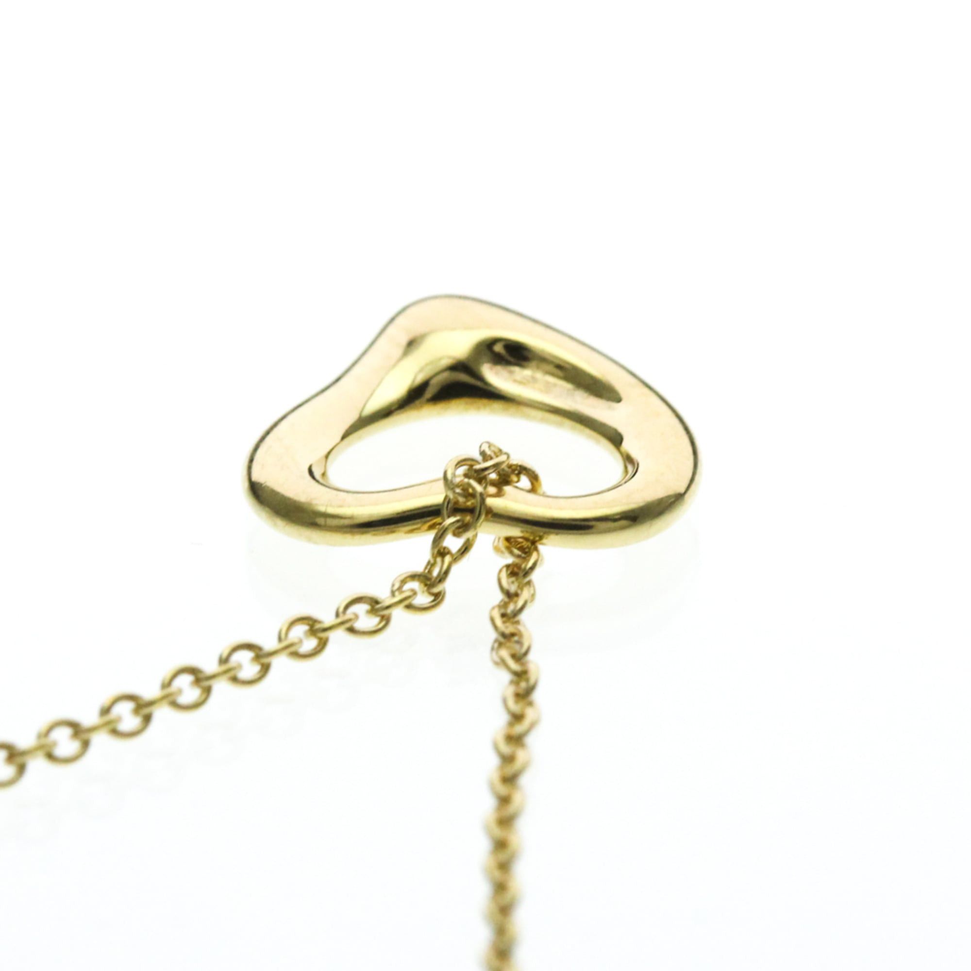 Tiffany & Co. Tiffany Open Heart Yellow Gold (18K) No Stone Men,Women Fashion Pendant Necklace (Gold) Size ONE SIZE - 6 Thumbnail